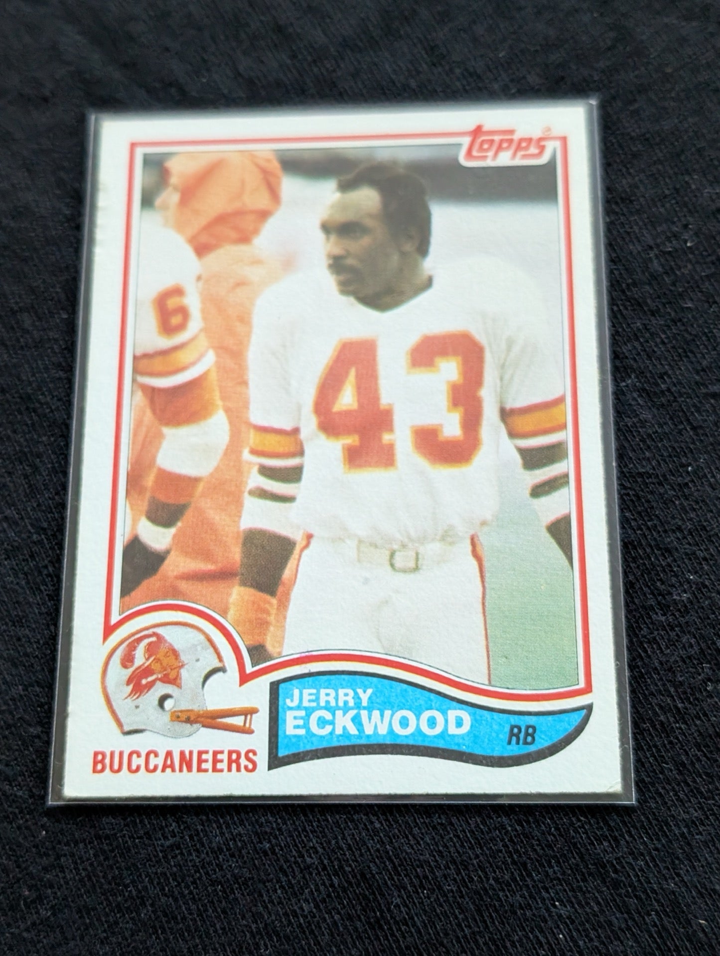 Jerry Eckwood Tampa Bay Buccaneers Vintage Topps Lot (3) 1980 1981 1982