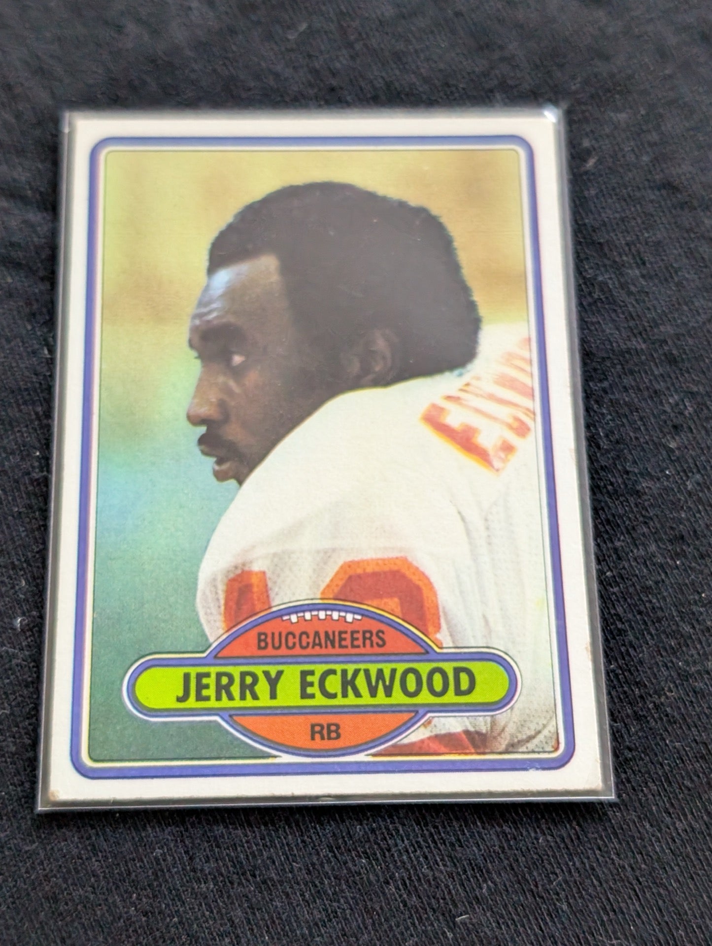 Jerry Eckwood Tampa Bay Buccaneers Vintage Topps Lot (3) 1980 1981 1982