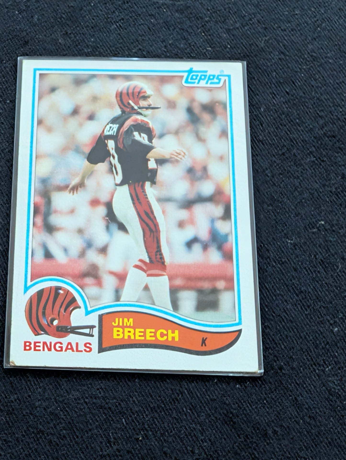 Jim Breech Vintage Kicker Lot (2) 1981 Topps Raiders & 1982 Topps Bengals
