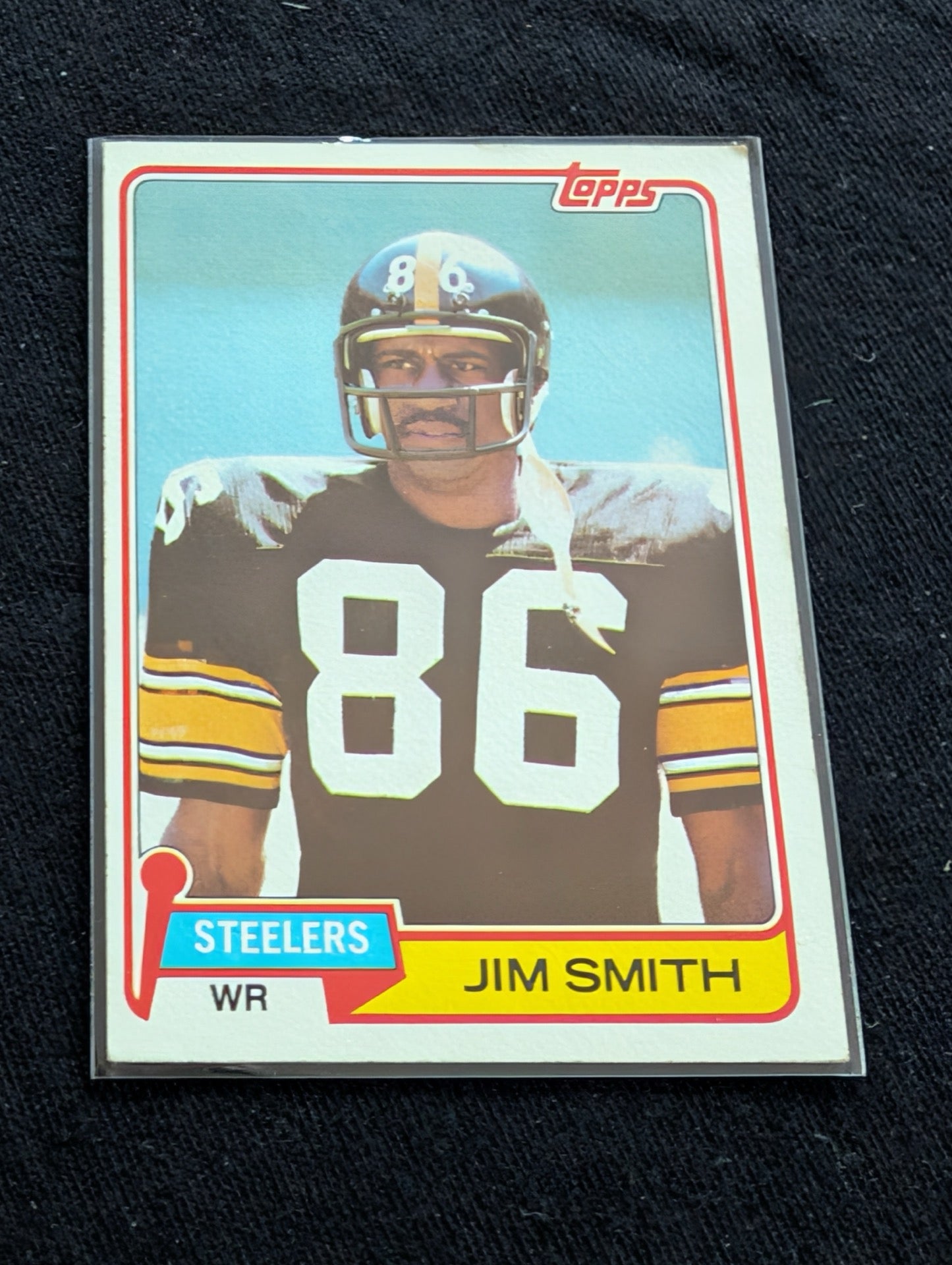 Jim Smith Steelers Vintage Topps Lot (3) 1980-1982 2x Super Bowl Champ