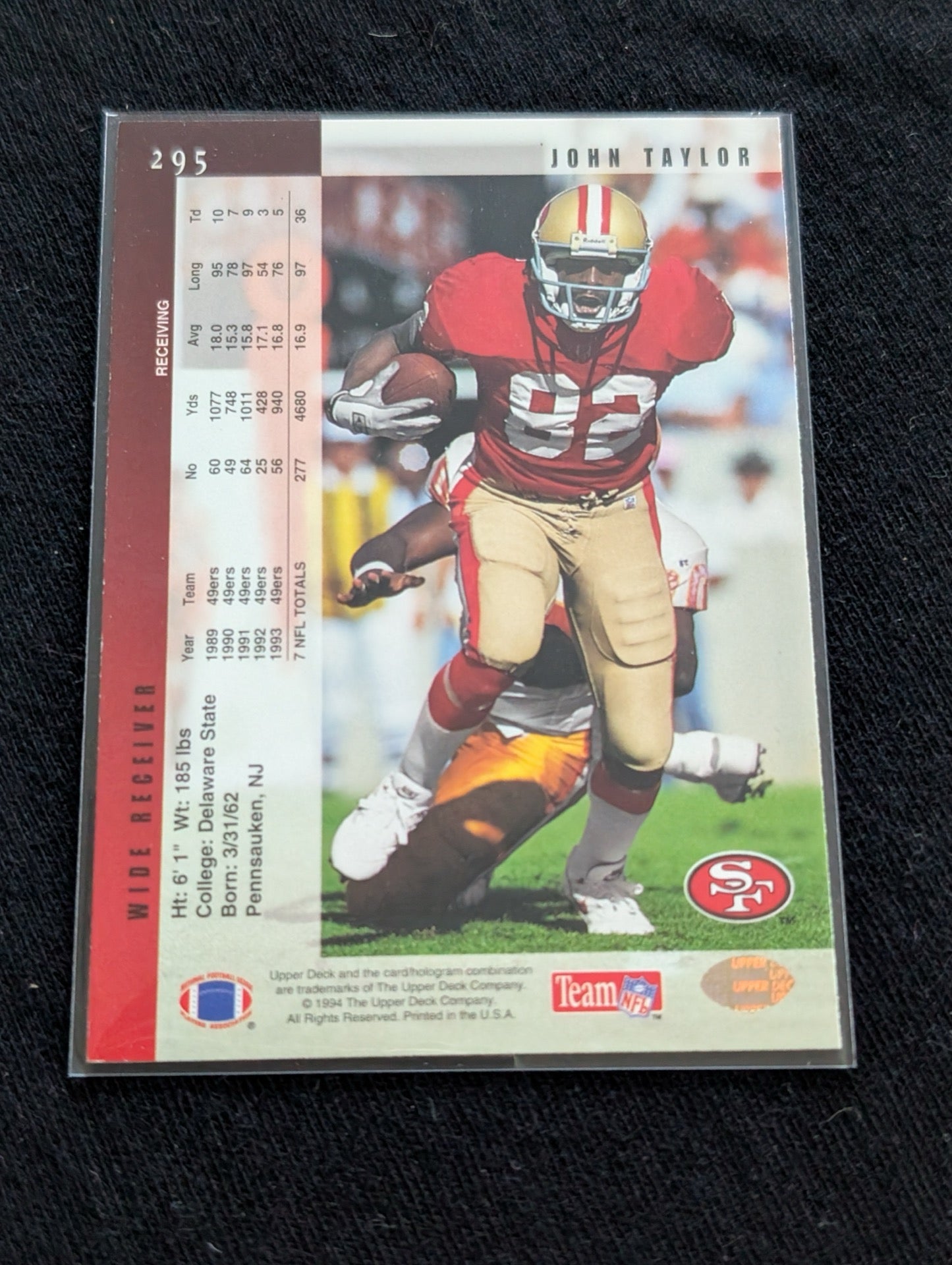 John Taylor 49ers Dynasty Legend Lot (4) 3x Super Bowl Champ 1990-1991
