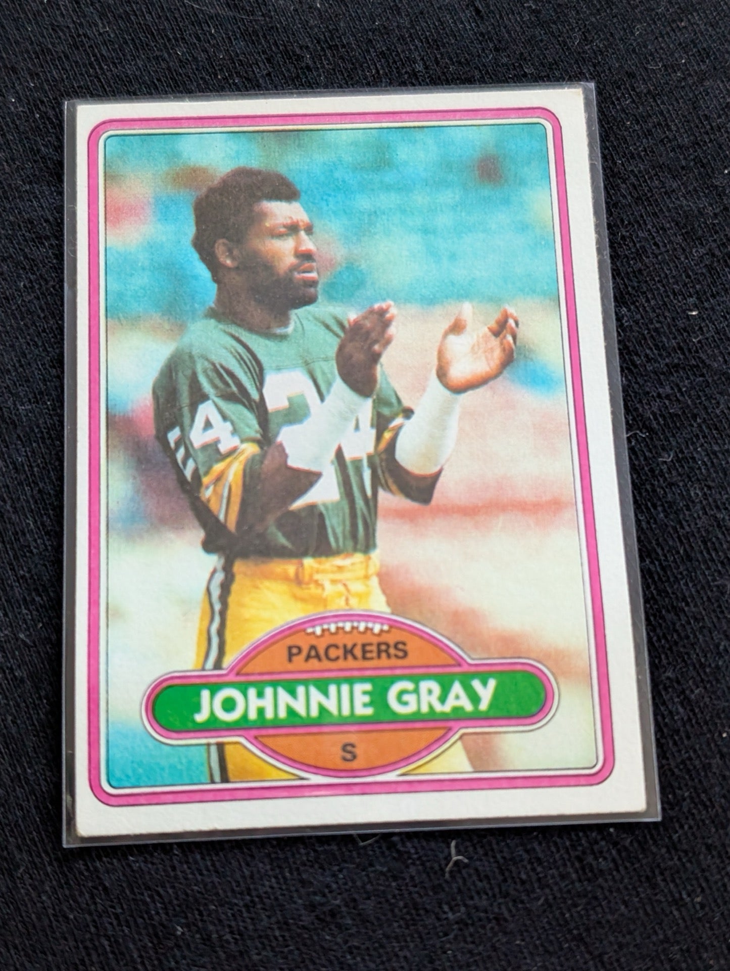 Johnnie Gray Green Bay Packers Vintage Topps Lot (2) 1981 1982