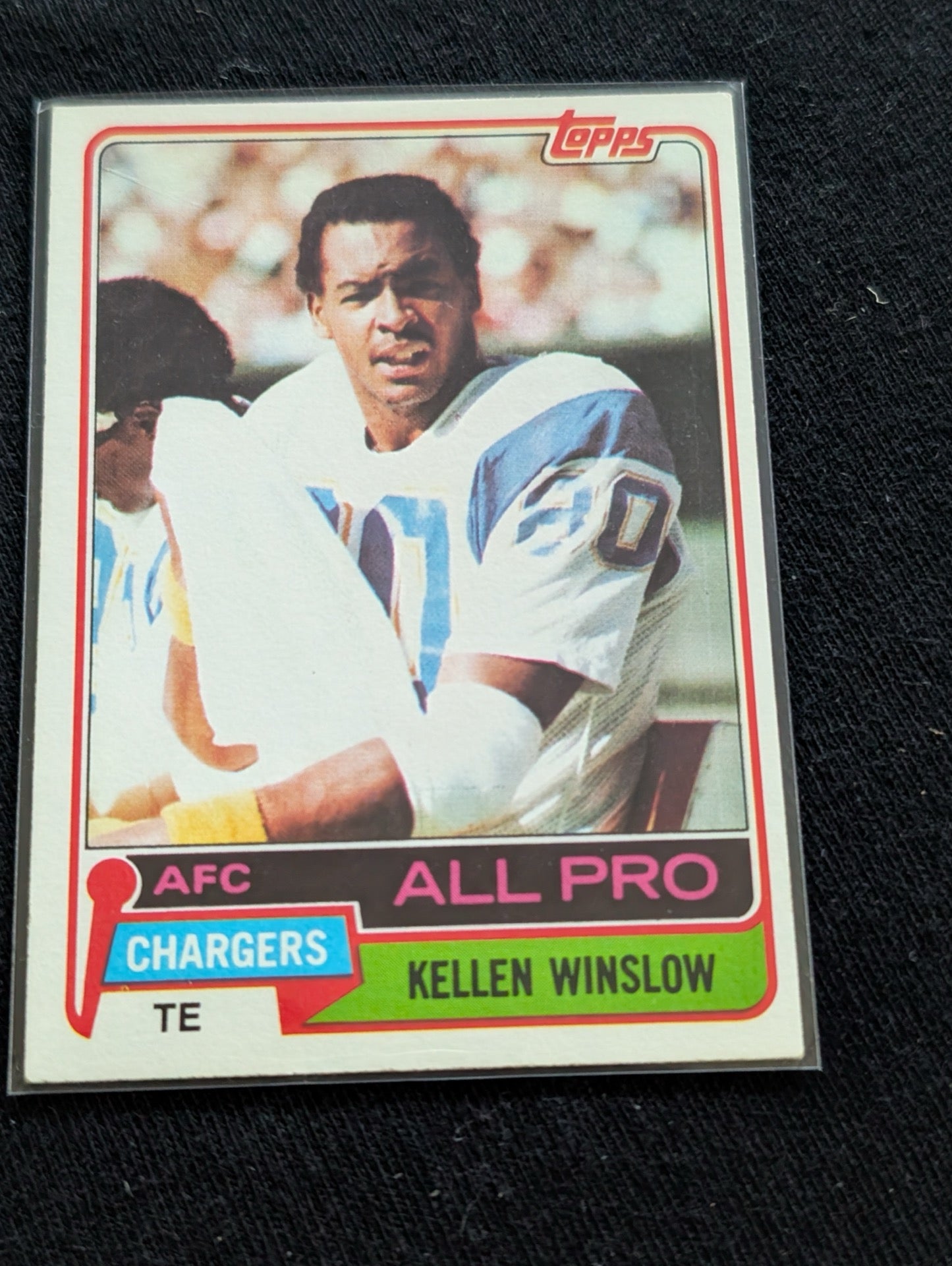 Kellen Winslow HOF Chargers Lot (3) 1981-1982 Topps All-Pro Super Action