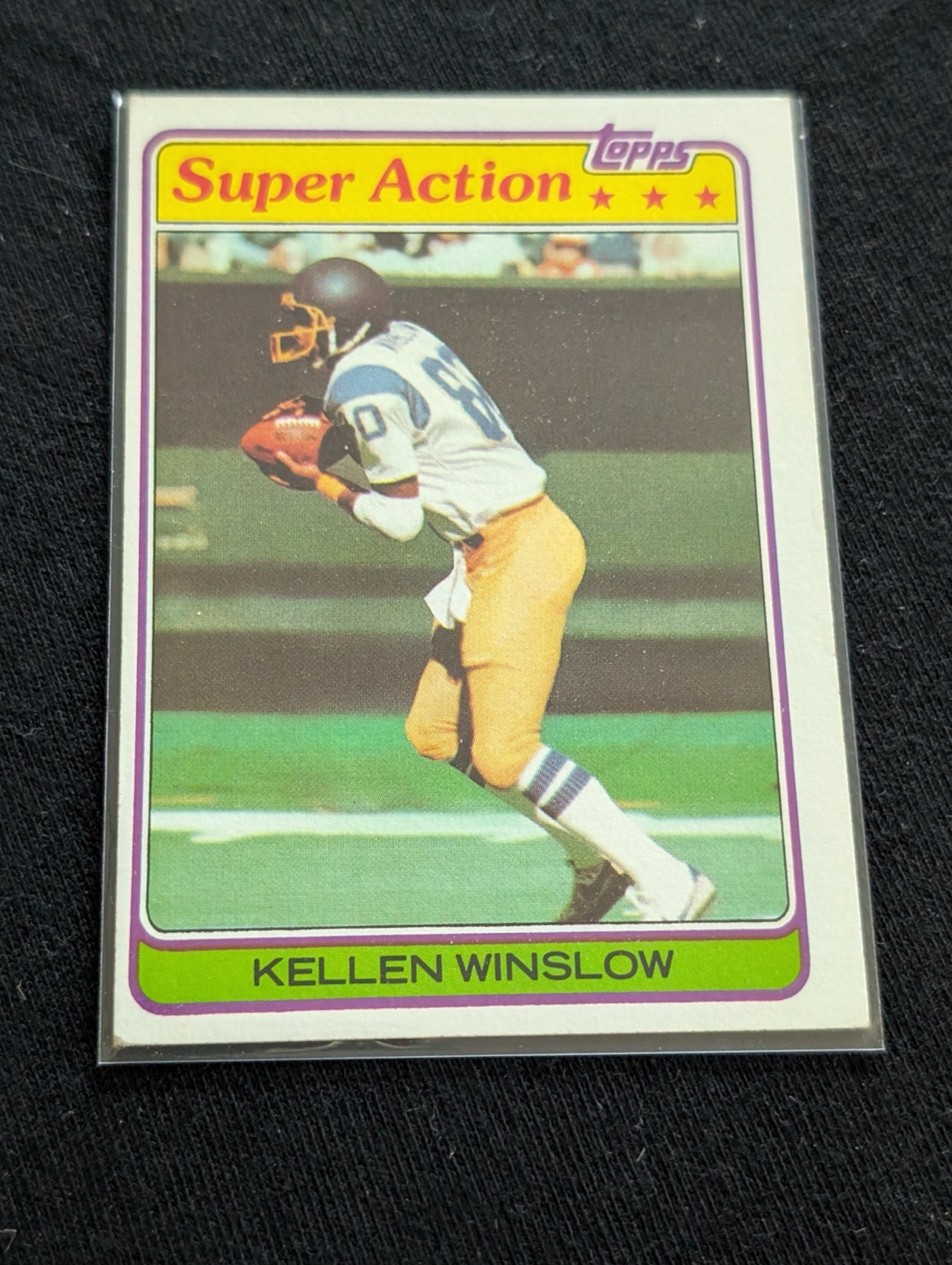 Kellen Winslow HOF Chargers Lot (3) 1981-1982 Topps All-Pro Super Action