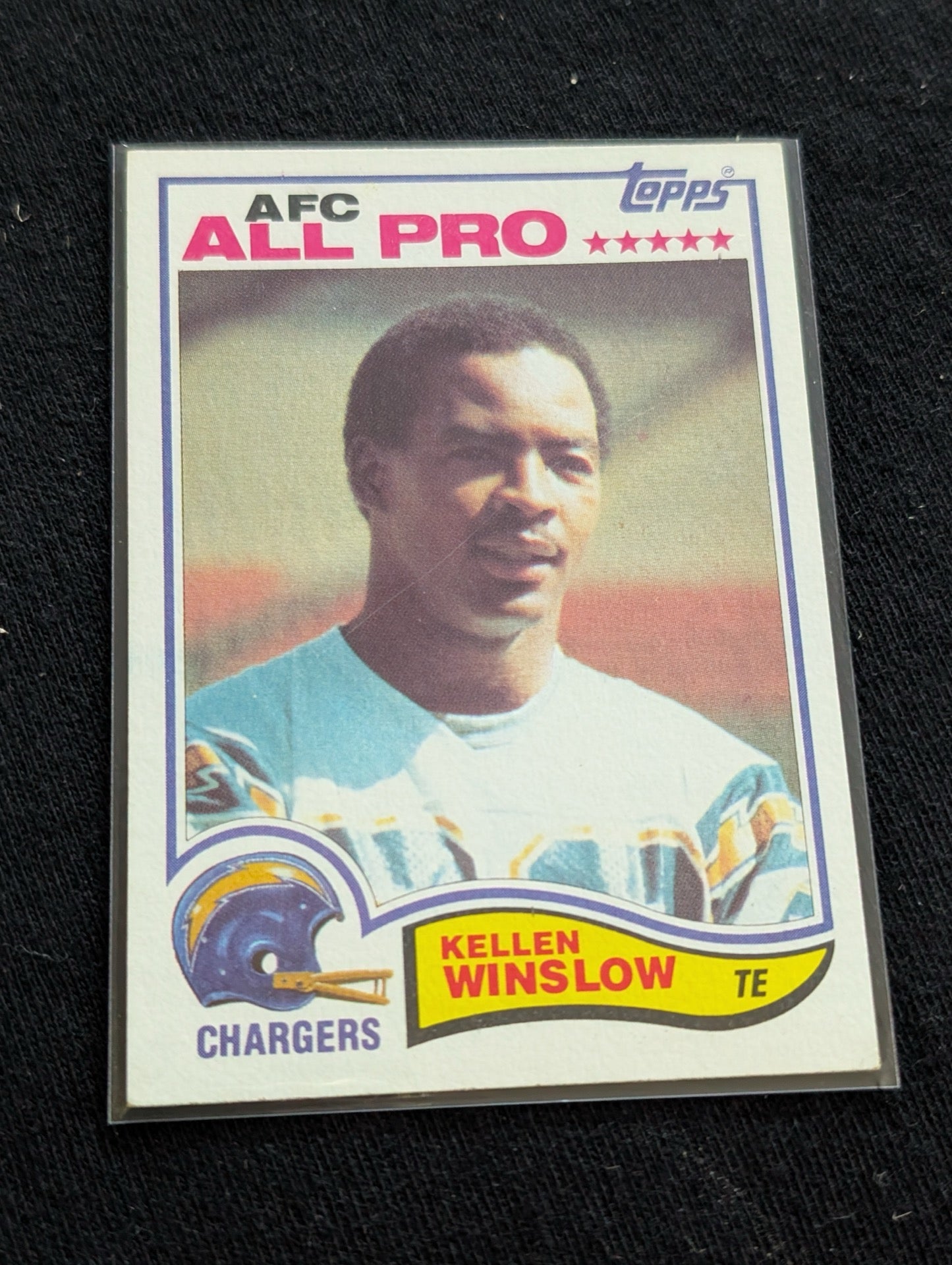 Kellen Winslow HOF Chargers Lot (3) 1981-1982 Topps All-Pro Super Action