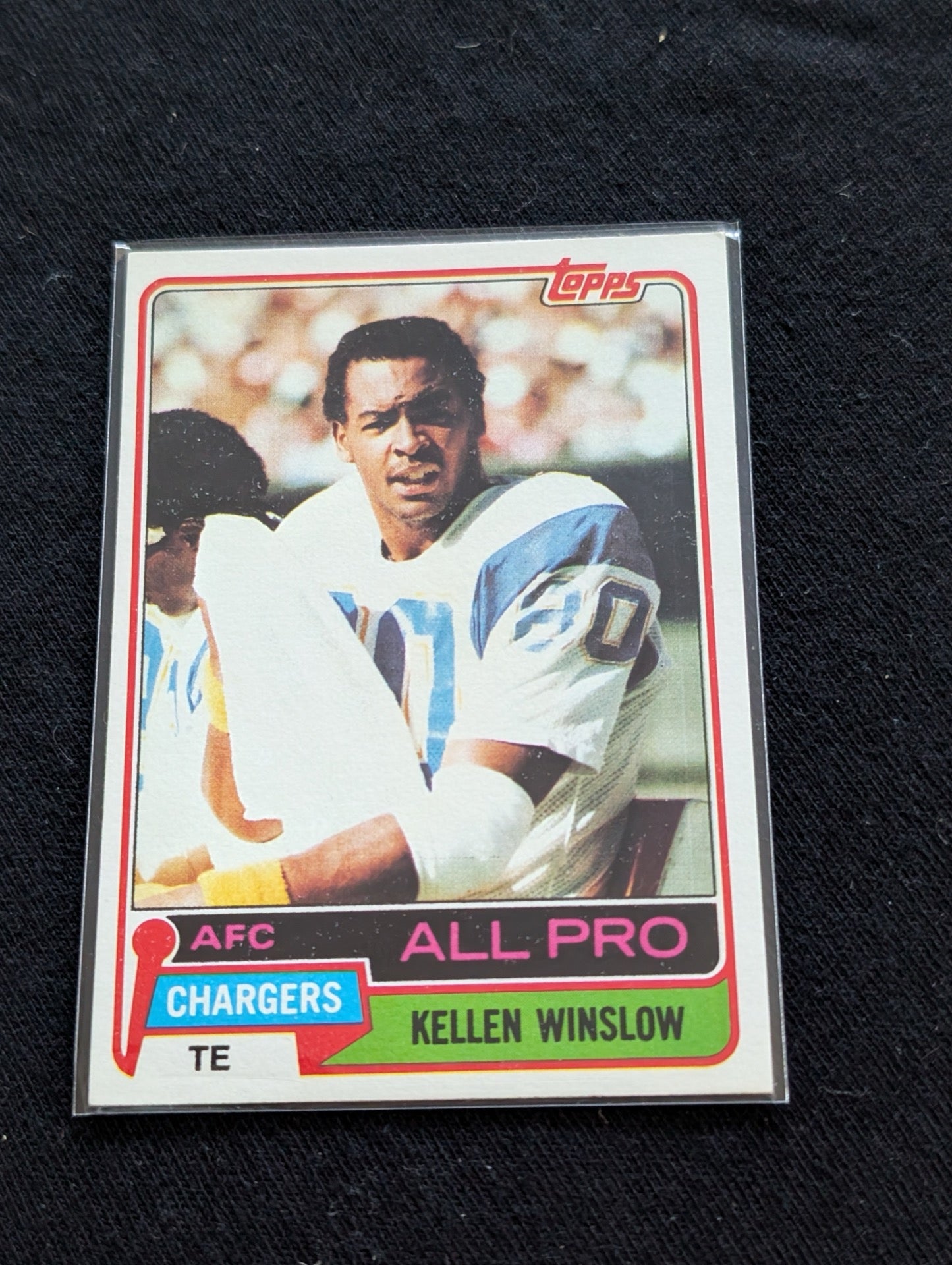 Kellen Winslow HOF Chargers Vintage Topps Lot (2) 1981 All-Pro & Super Action