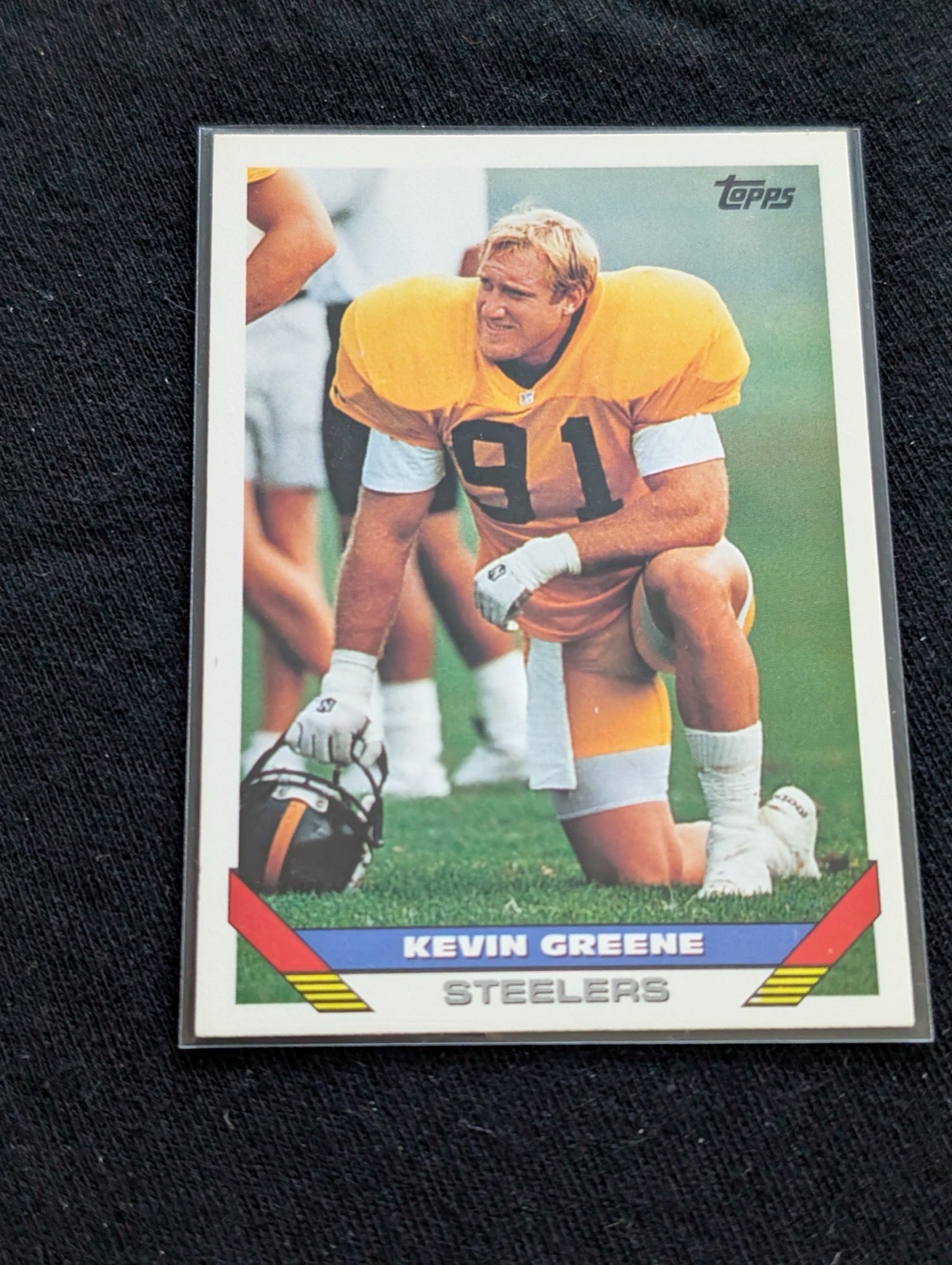 Kevin Greene HOF Legend Lot (5) Steelers Rams 1990 Topps 1994-95 UD Gold