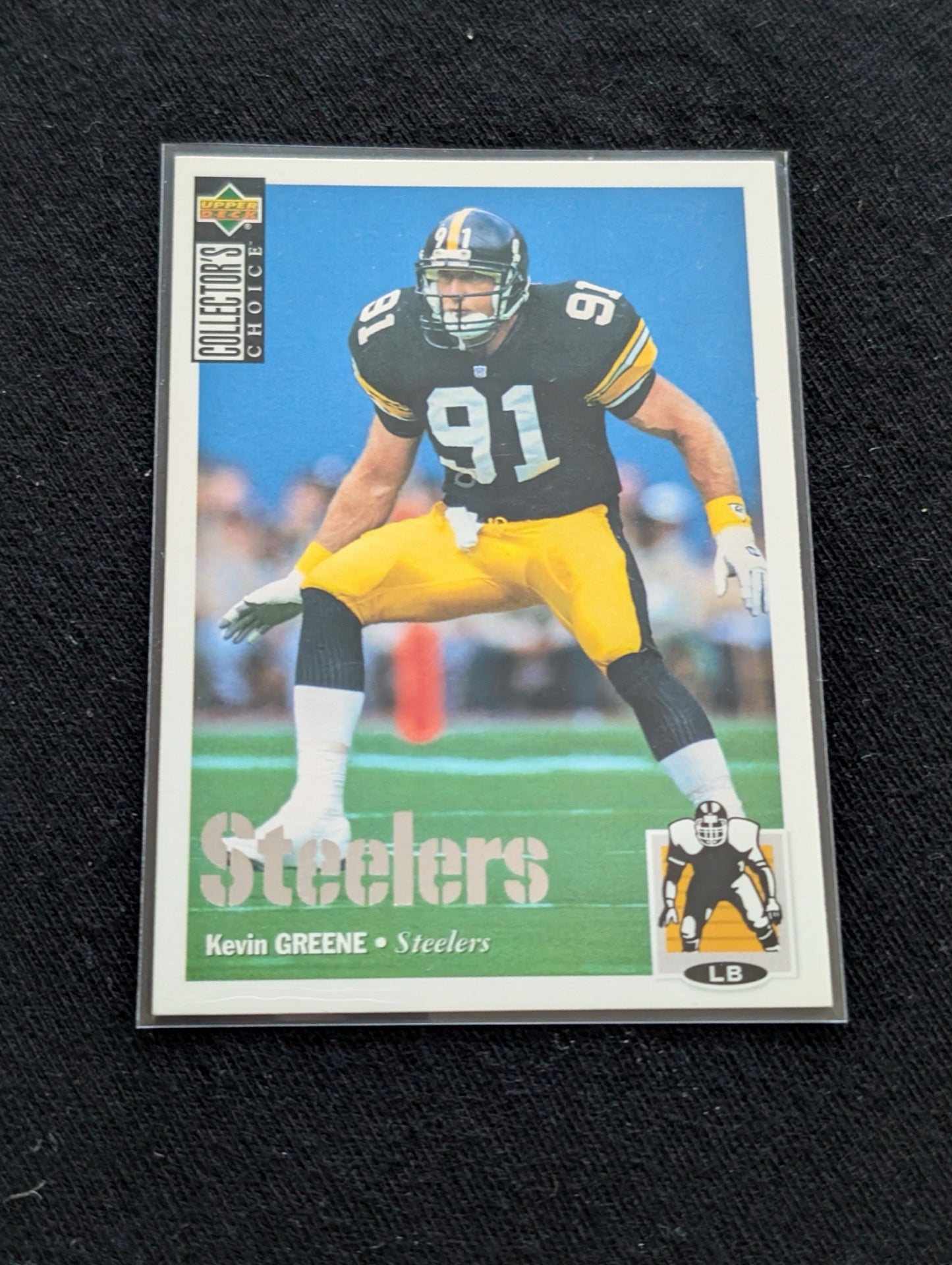 Kevin Greene HOF Steelers Lot (2) 1994 Collector's Choice Matched Pair