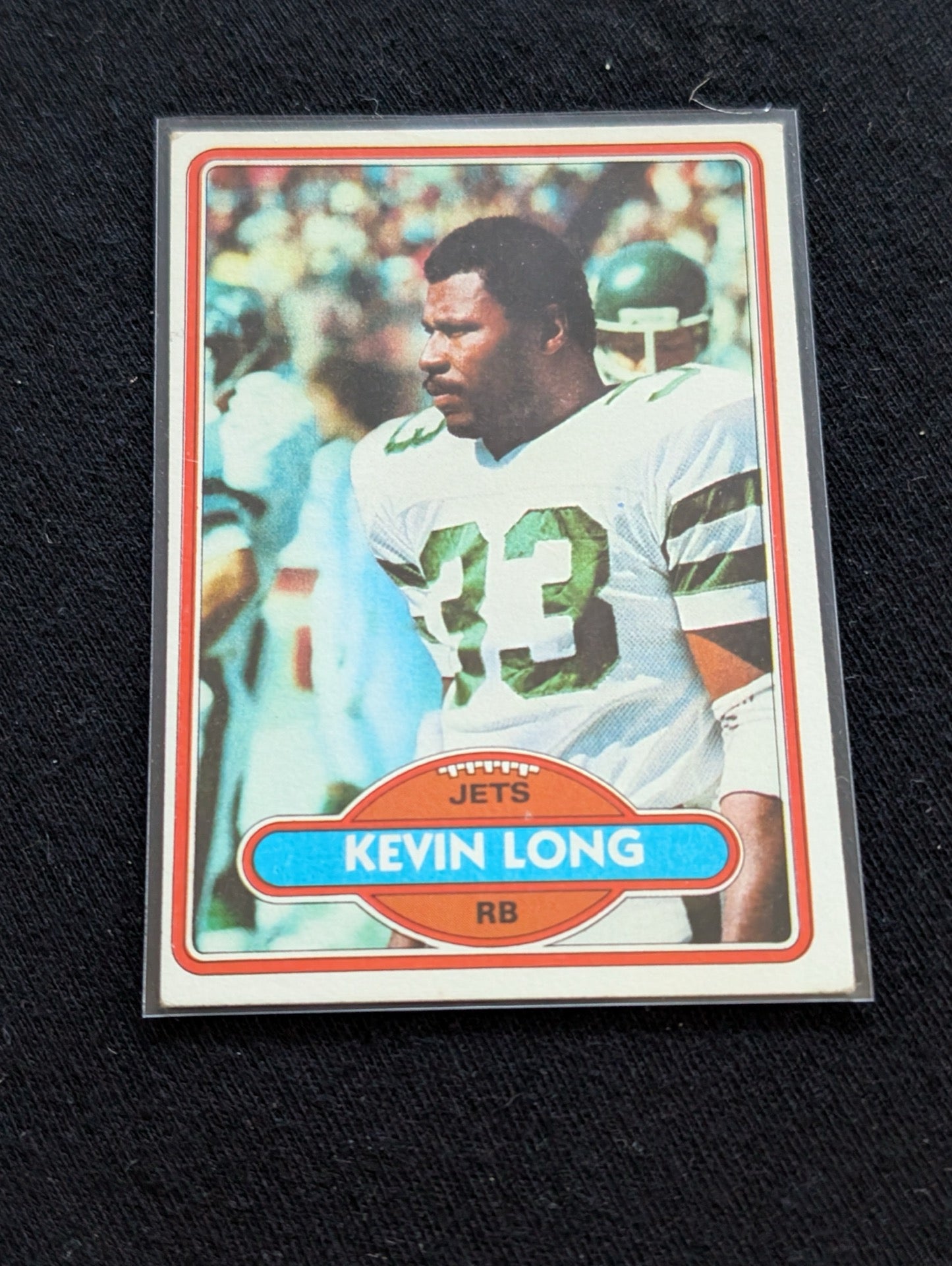 Kevin Long New York Jets Vintage Topps Lot (2) 1980 1981