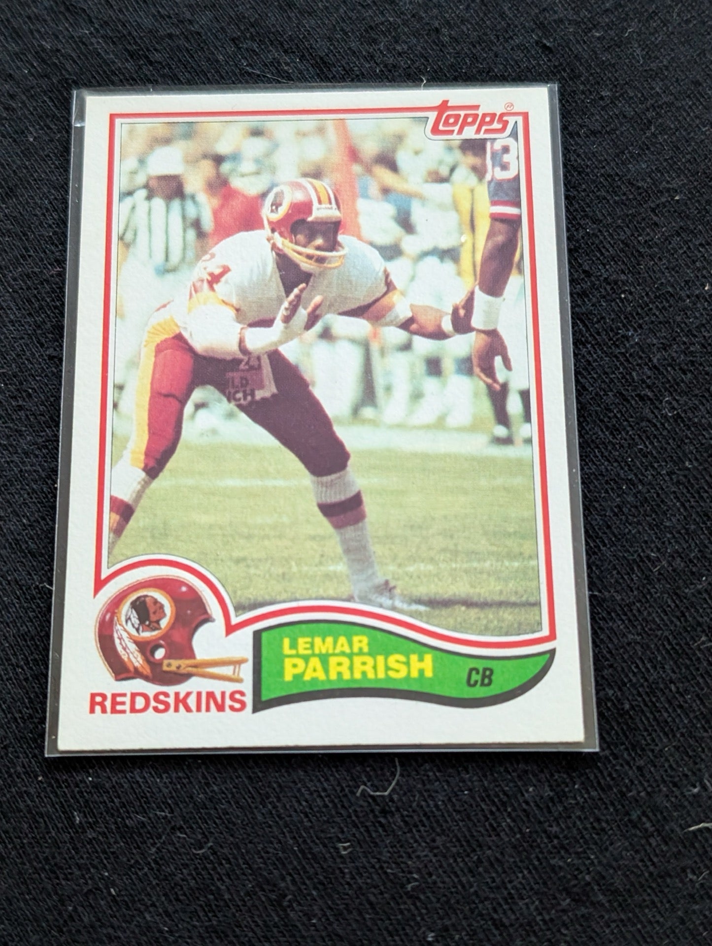 Lemar Parrish Redskins Legend Vintage Topps Lot (2) 1980 & 1981 All-Pro