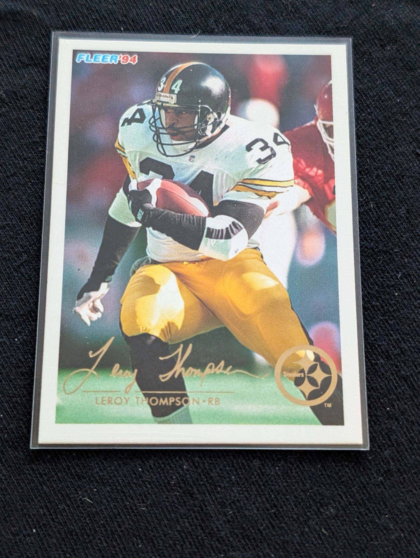 Leroy Thompson Steelers RB Lot (3) 1994 Fleer Ultra Playoff Collector's Choice