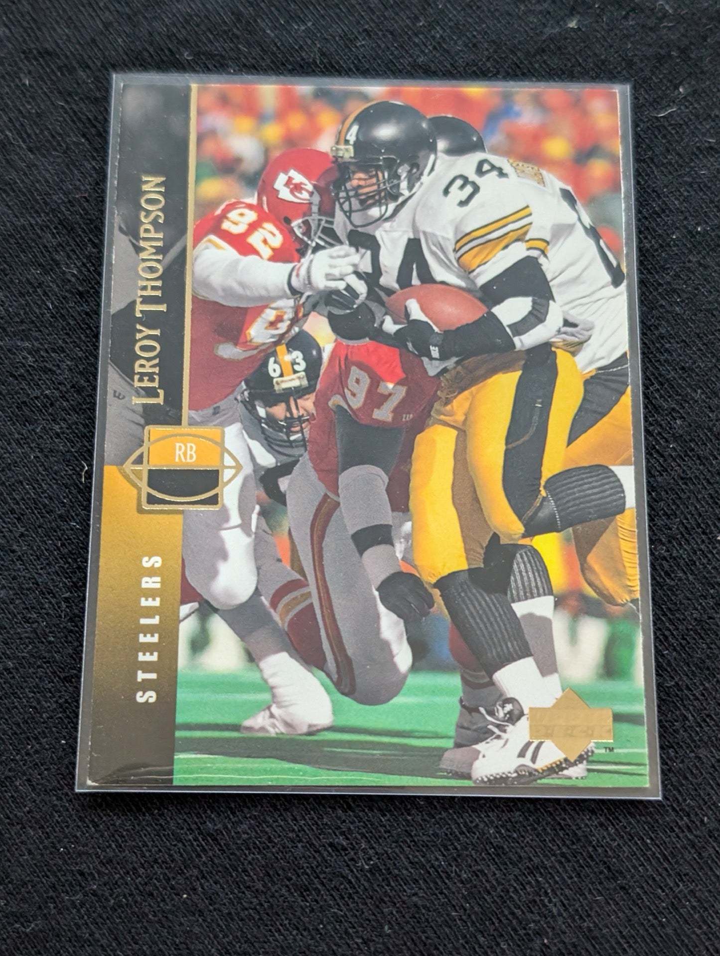 Leroy Thompson Steelers RB Lot (3) 1994 Fleer Ultra Playoff Collector's Choice