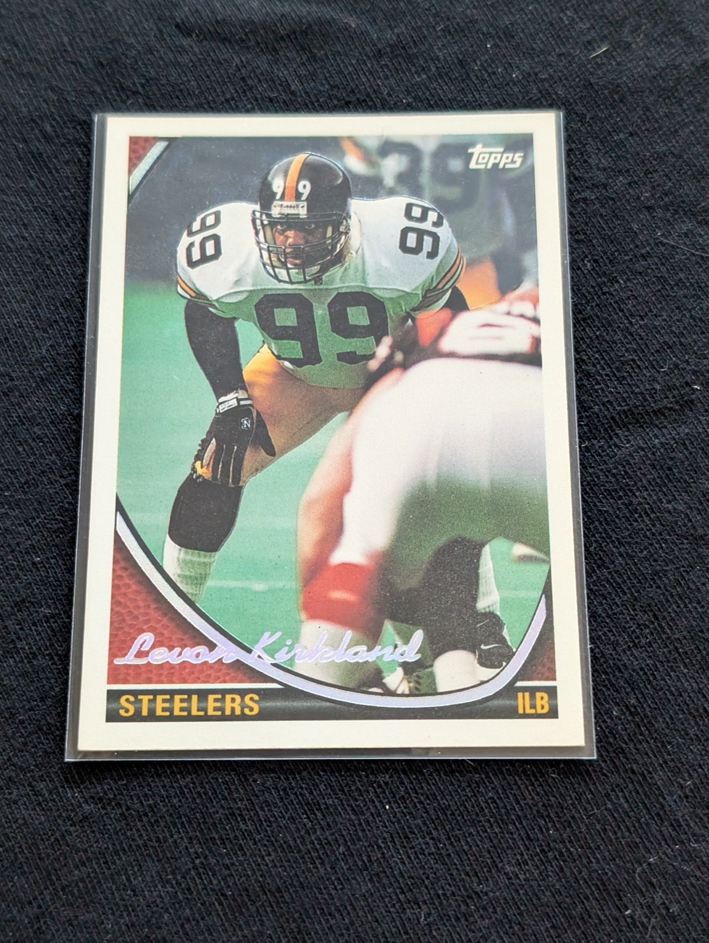 Levon Kirkland & Huey Richardson Steelers LB Lot (4) 90s Topps Pro Set Score UD