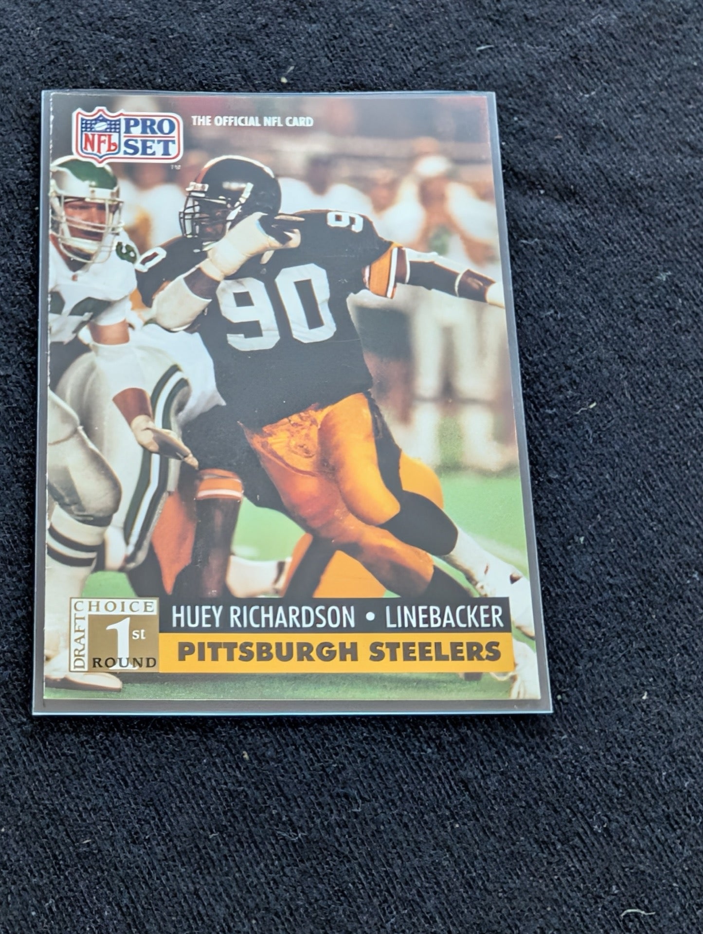 Levon Kirkland & Huey Richardson Steelers LB Lot (4) 90s Topps Pro Set Score UD
