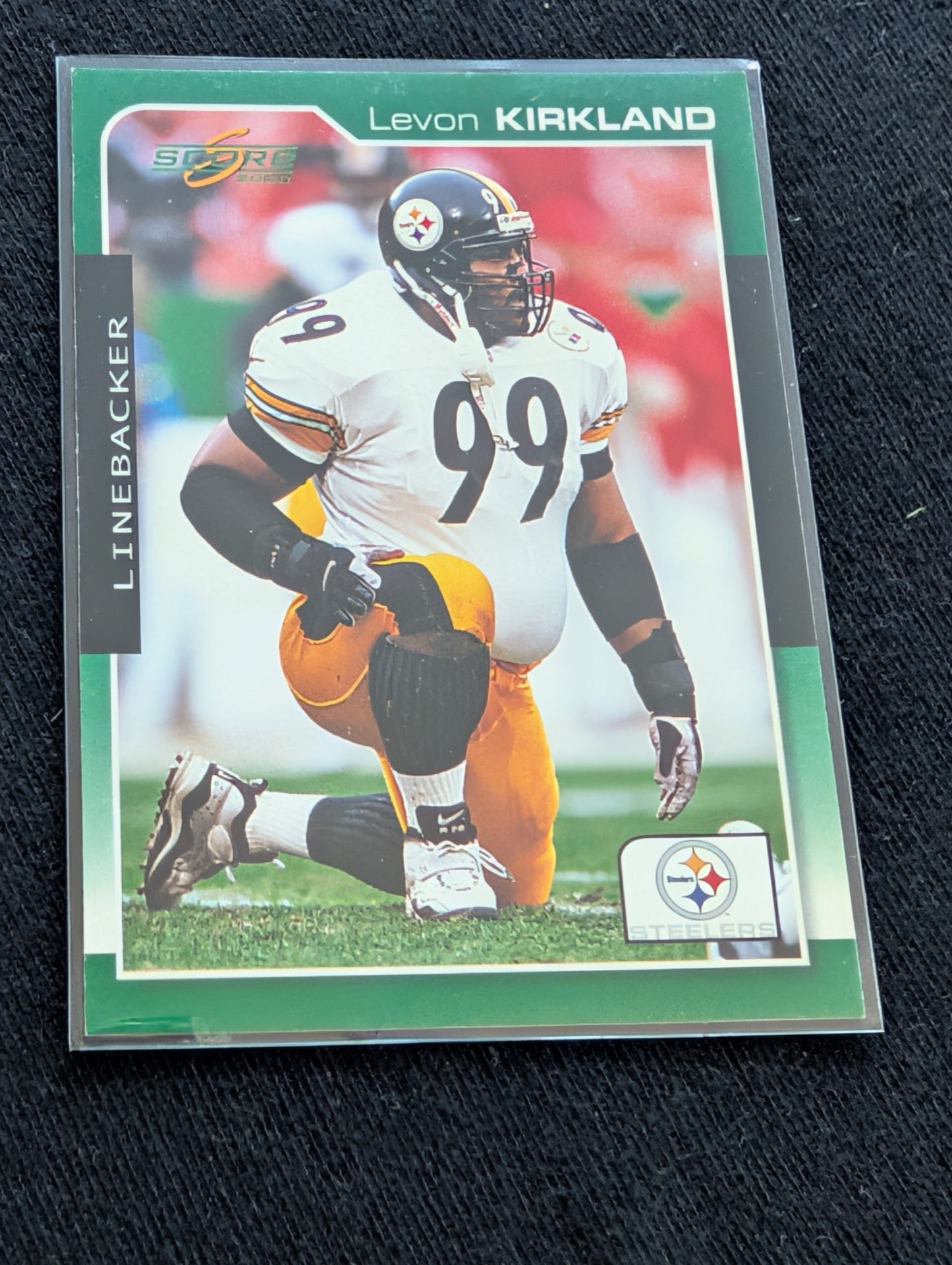 Levon Kirkland & Huey Richardson Steelers LB Lot (4) 90s Topps Pro Set Score UD