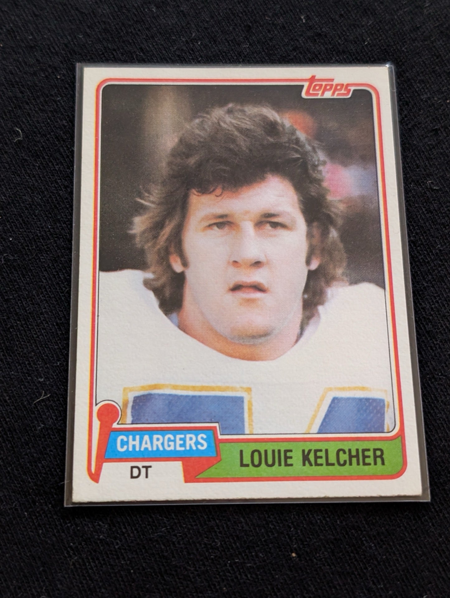 Louie Kelcher Chargers Legend Vintage Topps Lot (3) All-Pro DT 1980-1982