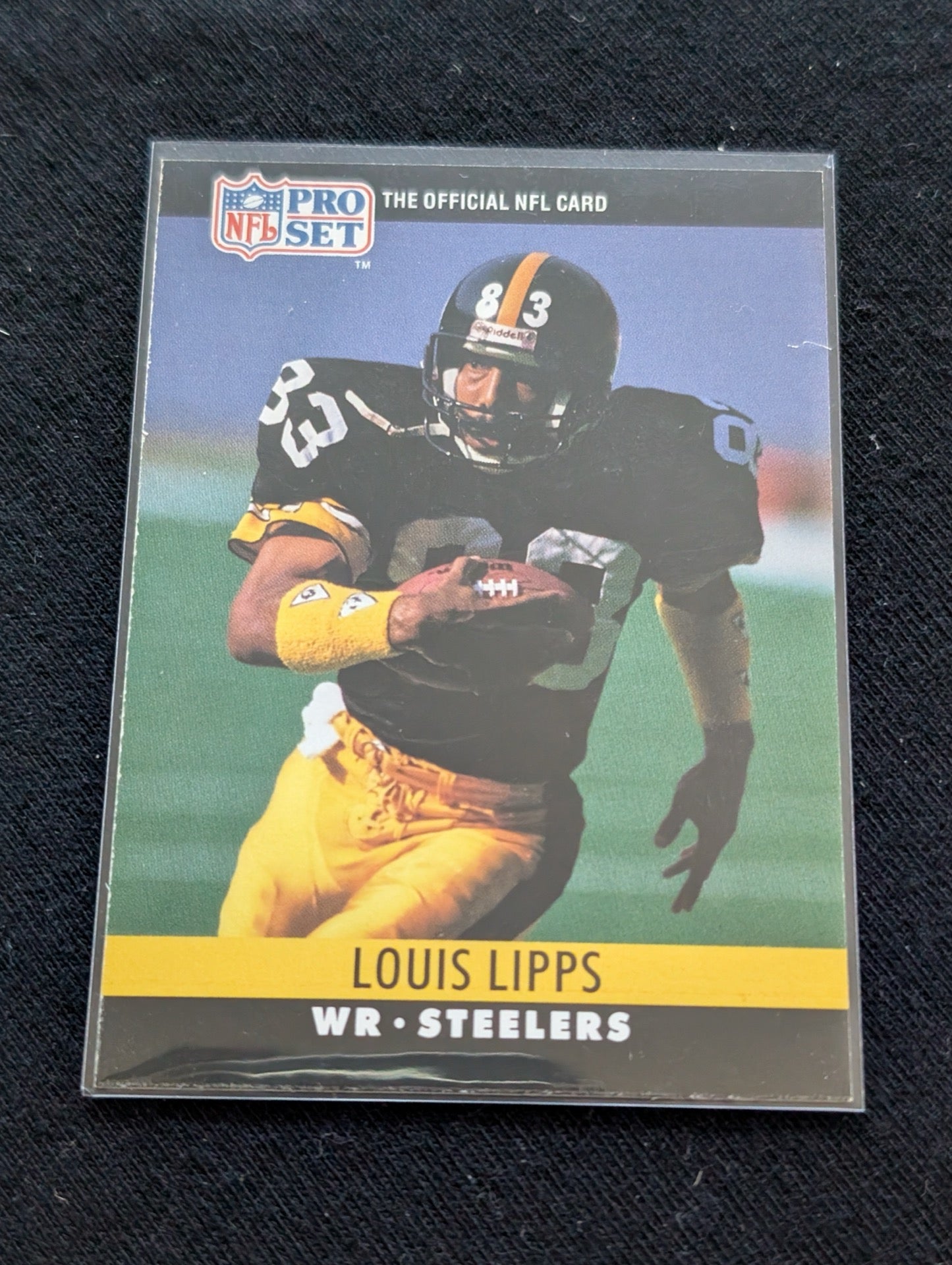 Louis Lipps Steelers Legend Lot (4) 1990-1992 Pro Bowl WR ROY Topps Score UD