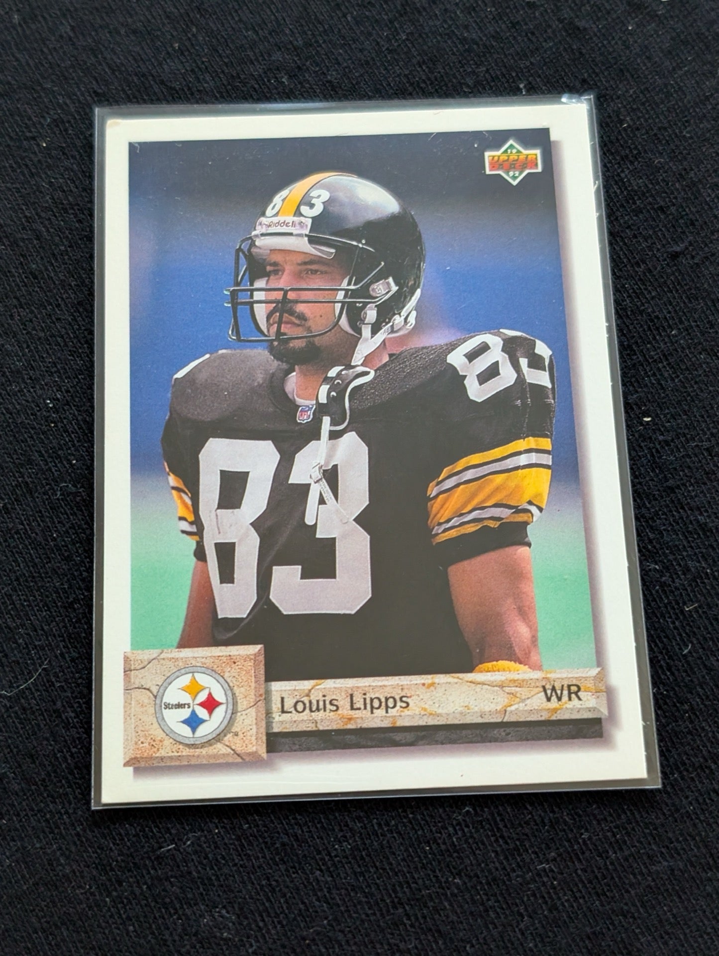 Louis Lipps Steelers Legend Lot (4) 1990-1992 Pro Bowl WR ROY Topps Score UD