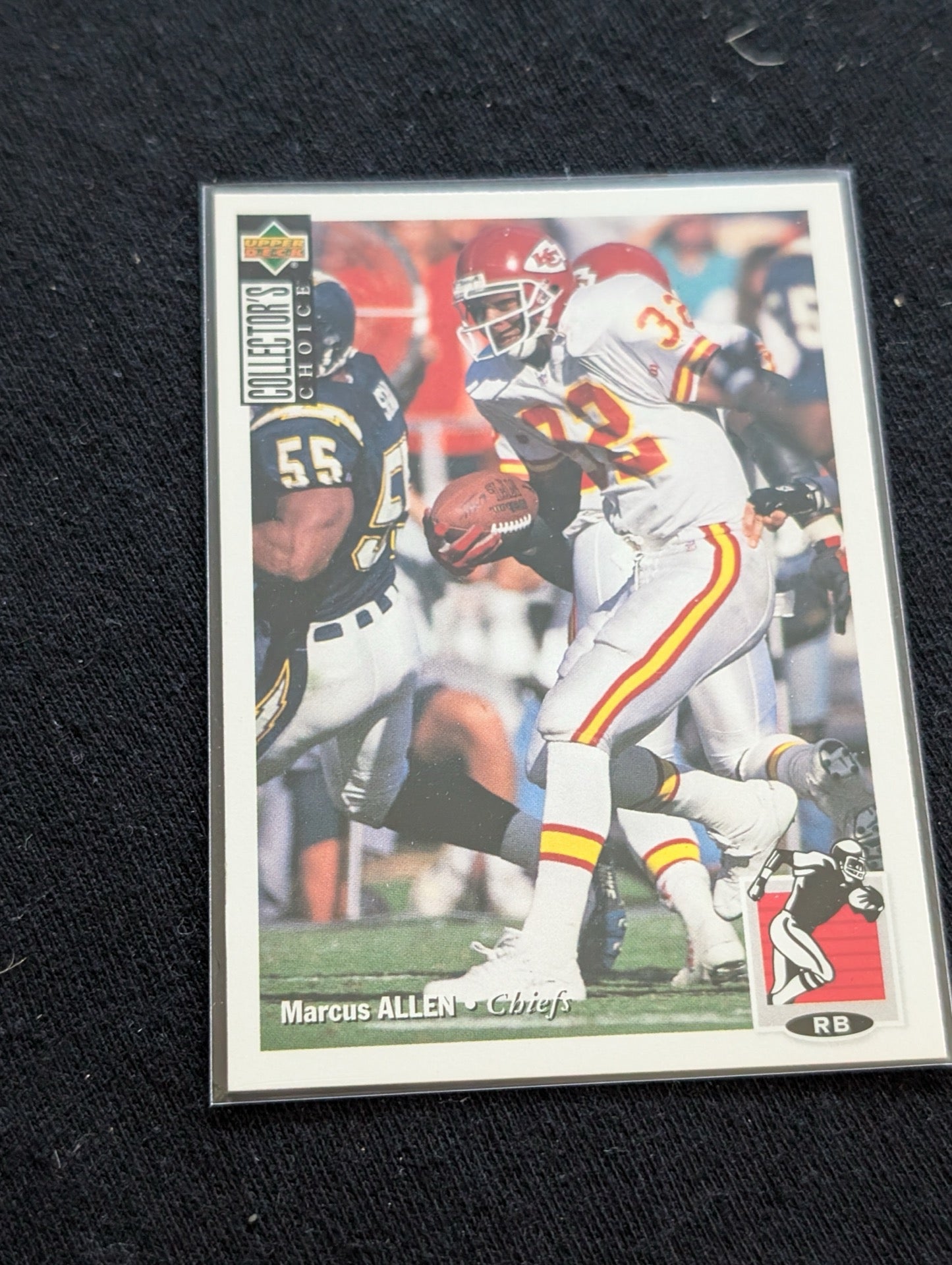 Marcus Allen HOF Legend Lot (2) 1991 Pro Set Raiders & 1994 UD Chiefs