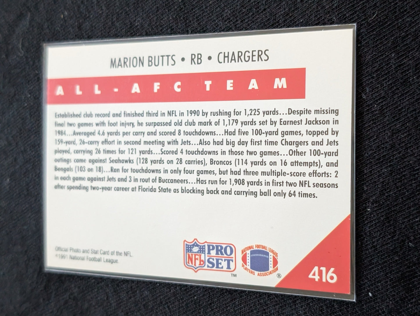 Marion Butts Chargers Pro Bowl RB Lot (6) Topps Pro Set Score Skybox UD RC