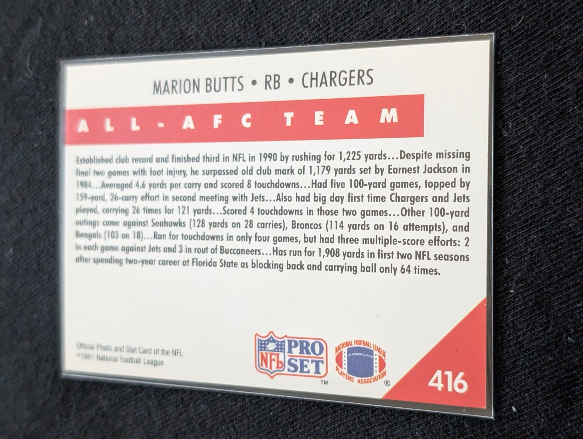 Marion Butts Chargers Pro Bowl RB Lot (6) Topps Pro Set Score Skybox UD RC