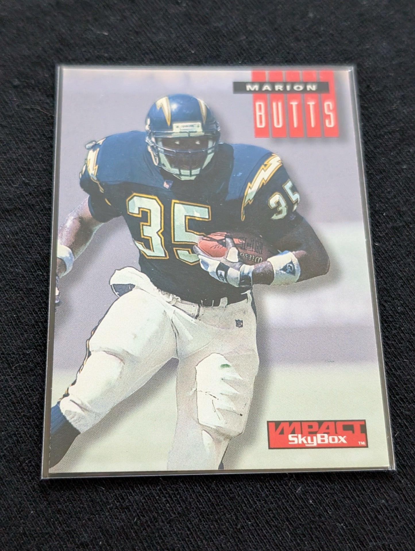 Marion Butts Chargers Pro Bowl RB Lot (6) Topps Pro Set Score Skybox UD RC