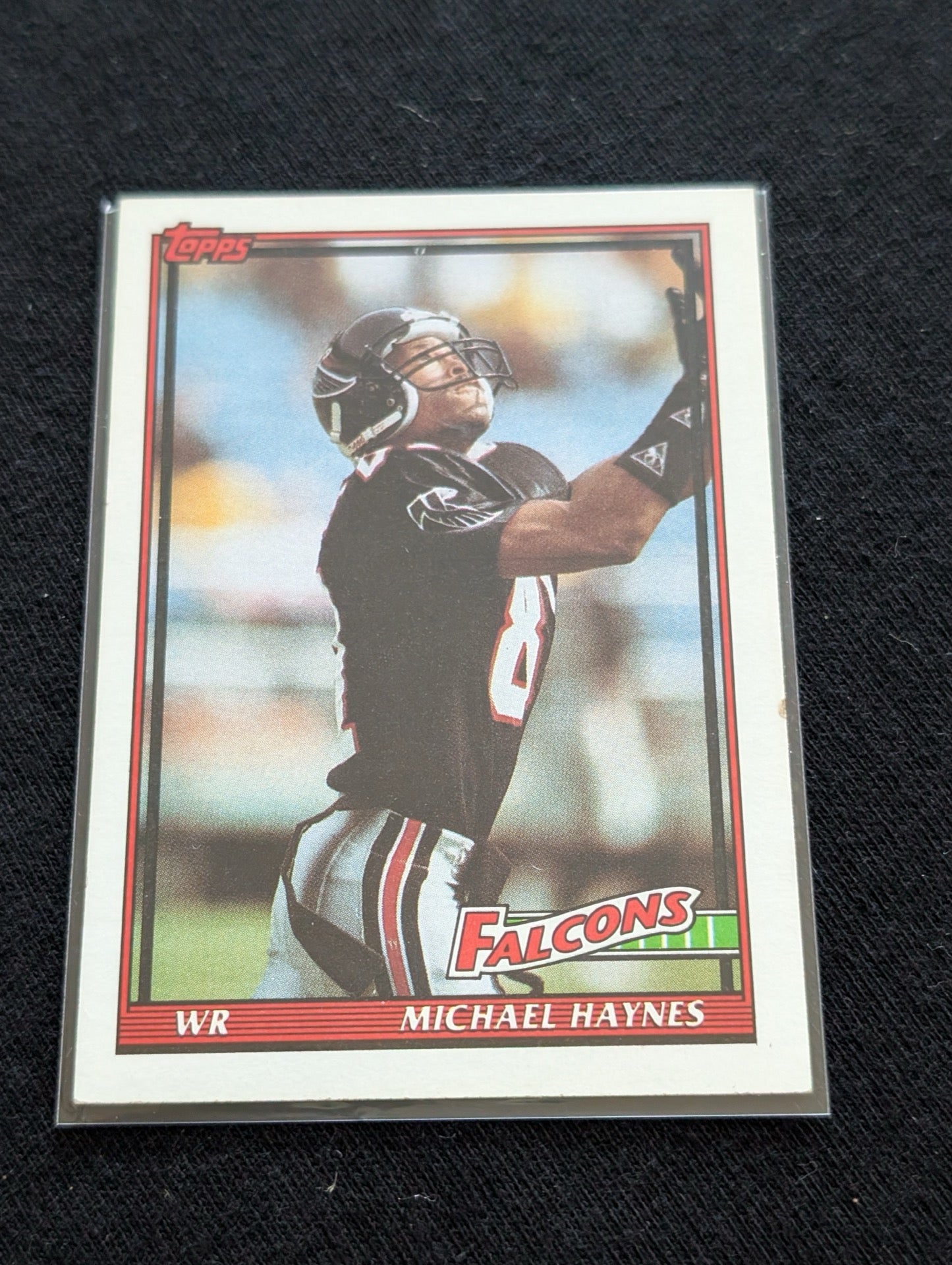 Michael Haynes Falcons WR Lot (2) 1991 Topps & 1994 Collector's Choice Pro Bowl