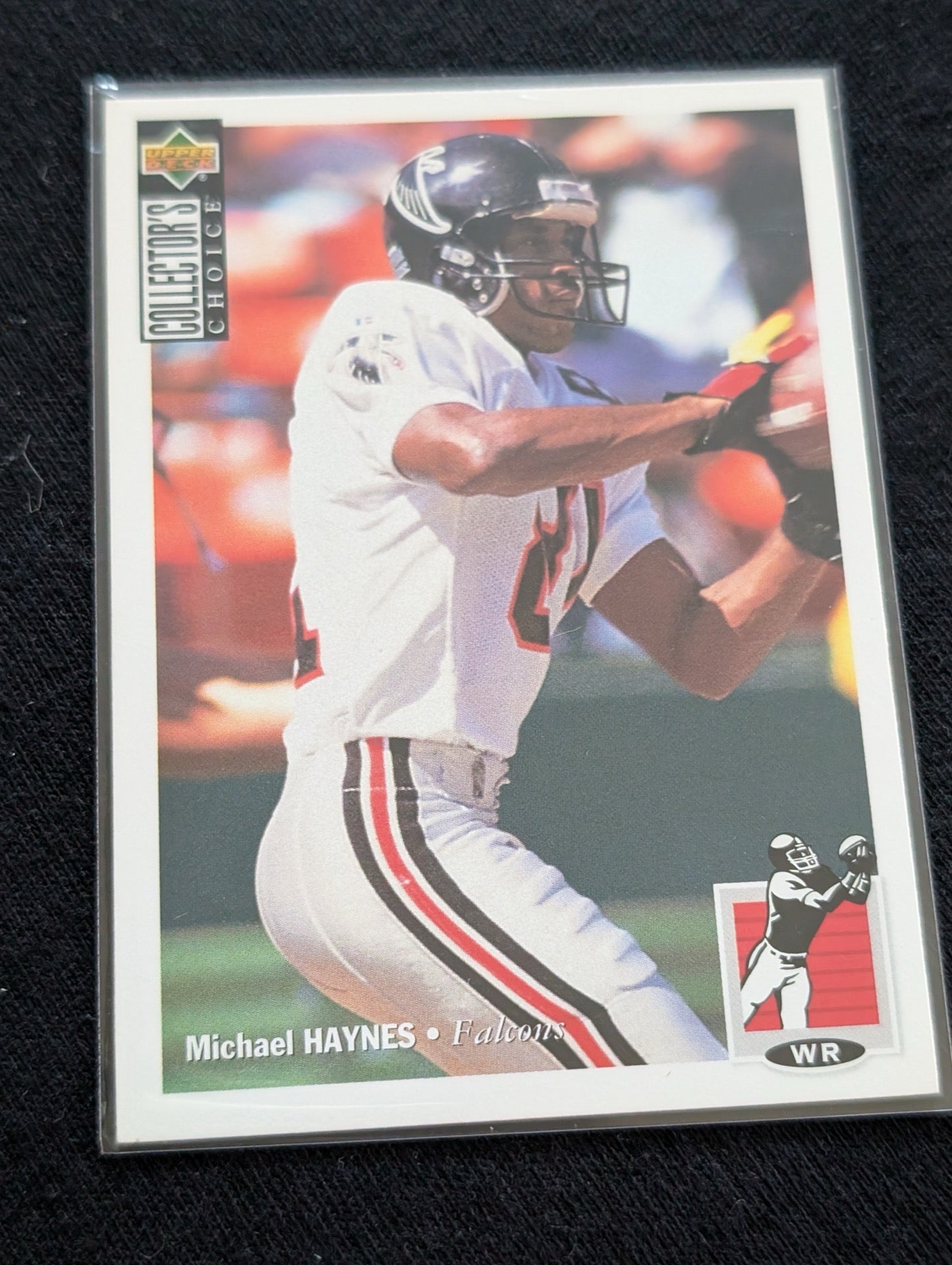 Michael Haynes Falcons WR Lot (2) 1991 Topps & 1994 Collector's Choice Pro Bowl