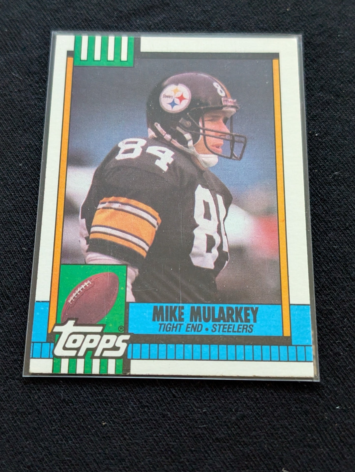 Mike Mularkey Steelers TE Lot (2) 1990 Topps & 1991 Score Cards