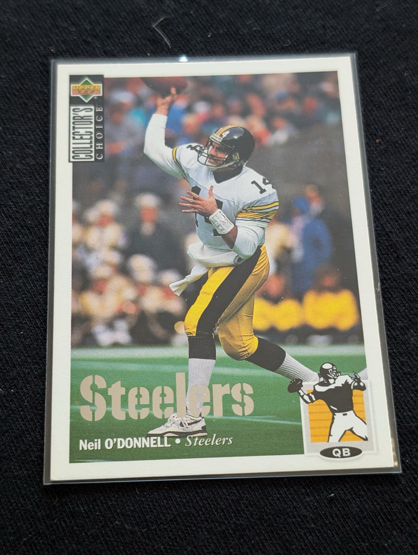 Neil O'Donnell Steelers QB Lot (4) 1992-1994 UD Playoff Collector's Choice