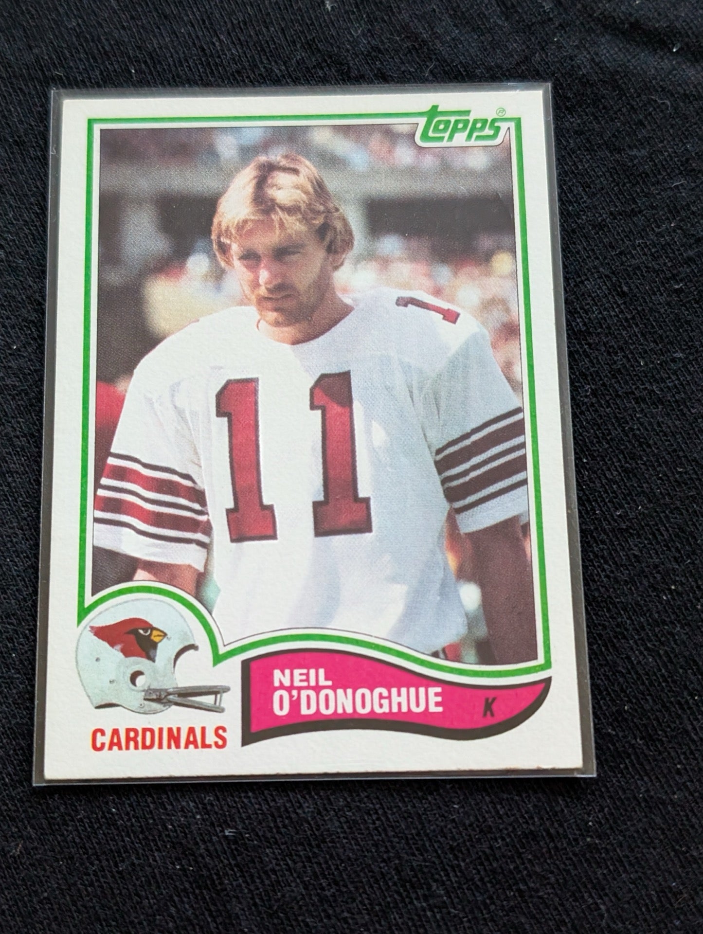 Neil O'Donoghue Kicker Vintage Topps Lot (3) Cardinals Buccaneers 1980-1982