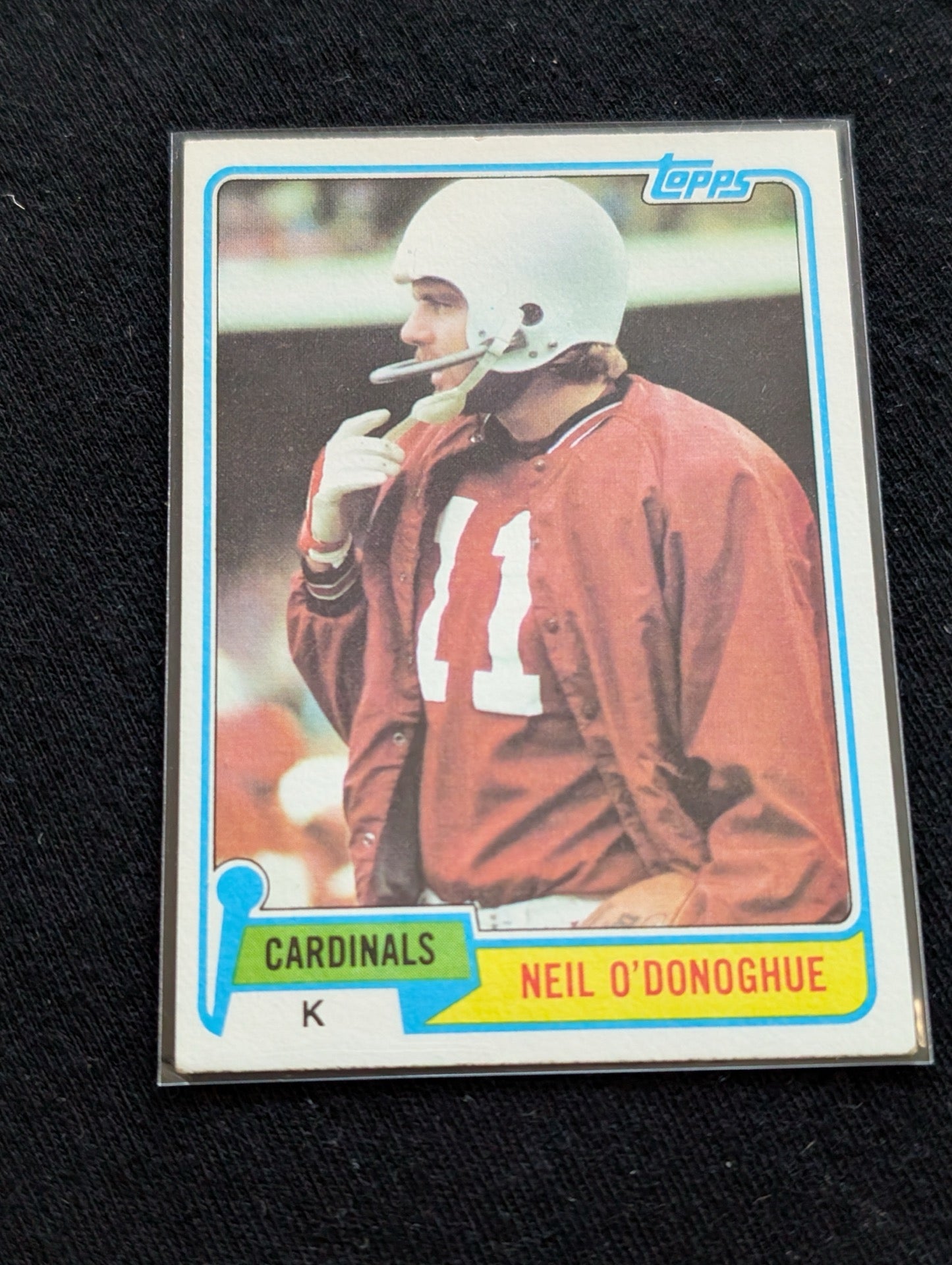 Neil O'Donoghue Kicker Vintage Topps Lot (3) Cardinals Buccaneers 1980-1982