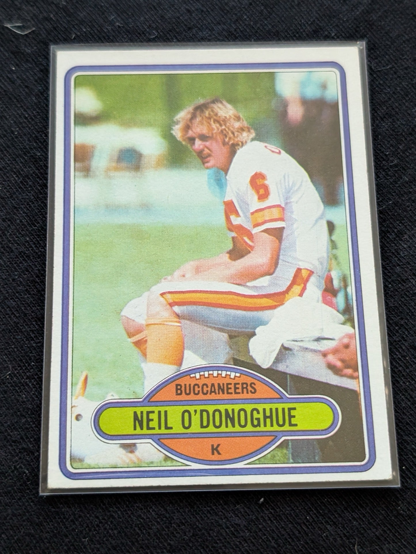 Neil O'Donoghue Kicker Vintage Topps Lot (2) 1980 Cardinals & 1981 Bucs