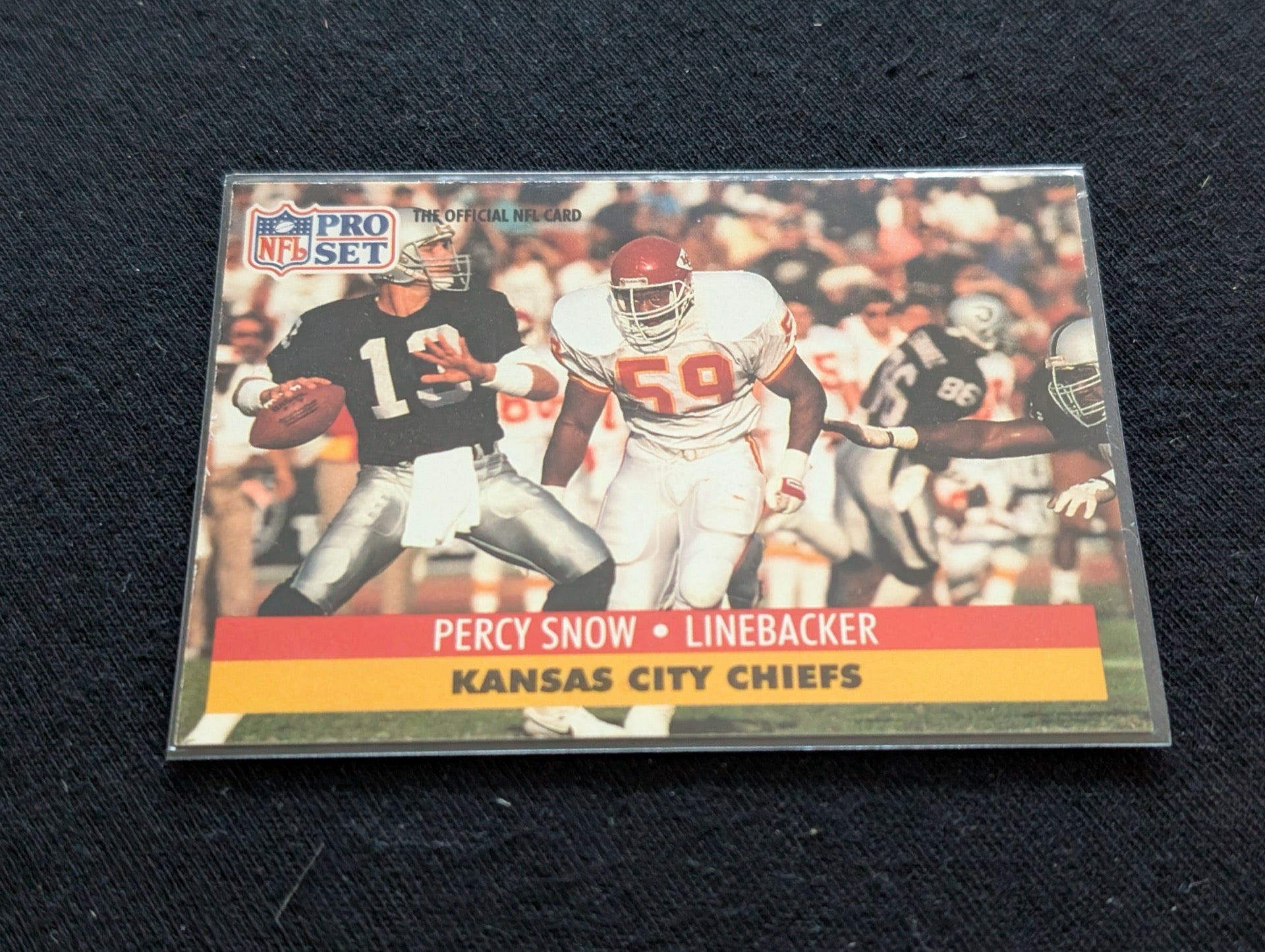 Percy Snow Chiefs Rookie Card Lot (3) 1990 Topps Super Rookie Draft Pick Pro Set