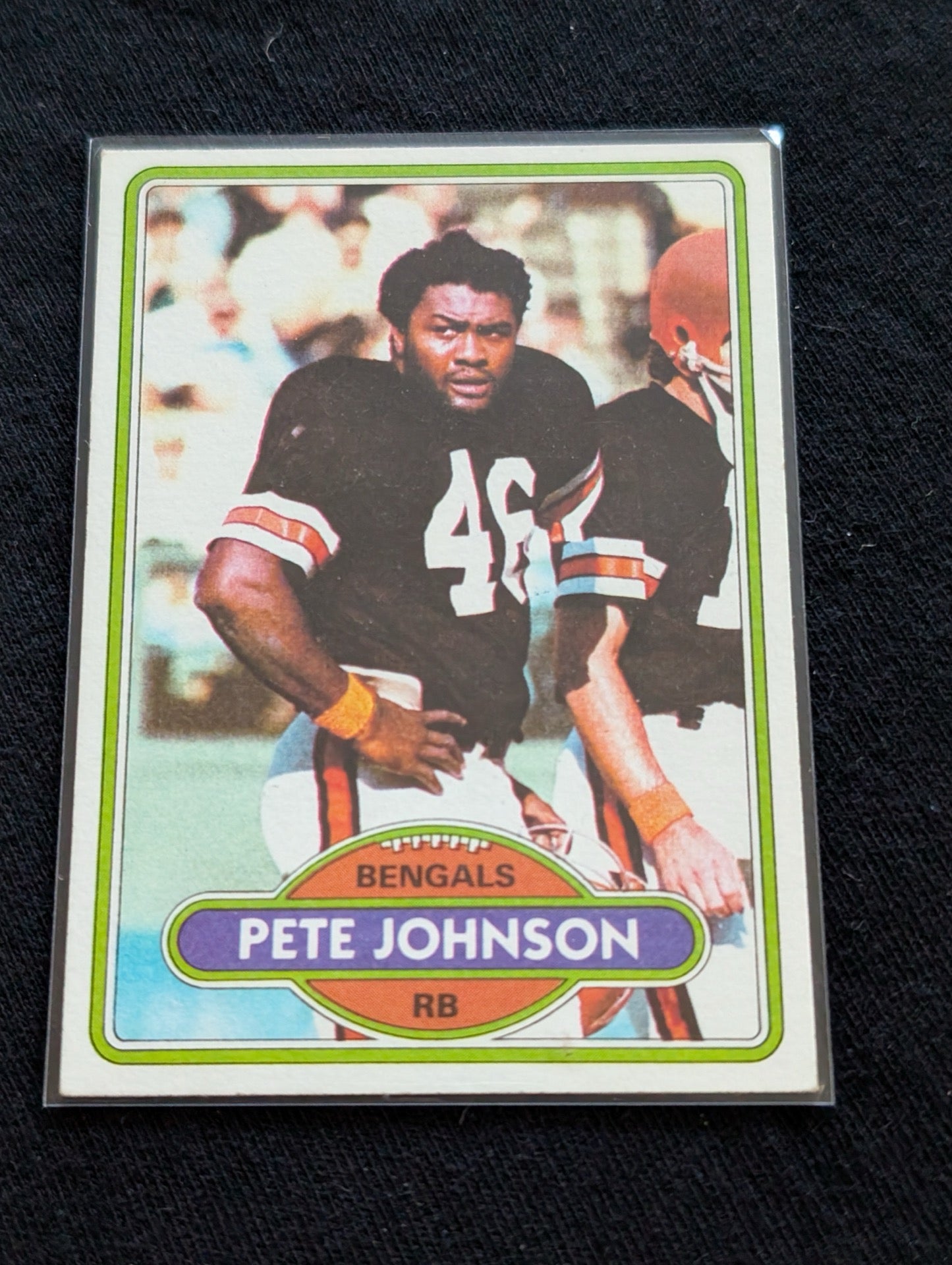 Pete Johnson Bengals Pro Bowl RB Vintage Topps Lot (3) 1980 1981 1982