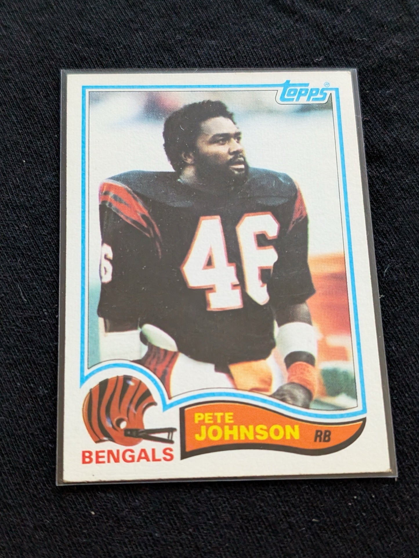 Pete Johnson Bengals Pro Bowl RB Vintage Topps Lot (3) 1980 1981 1982