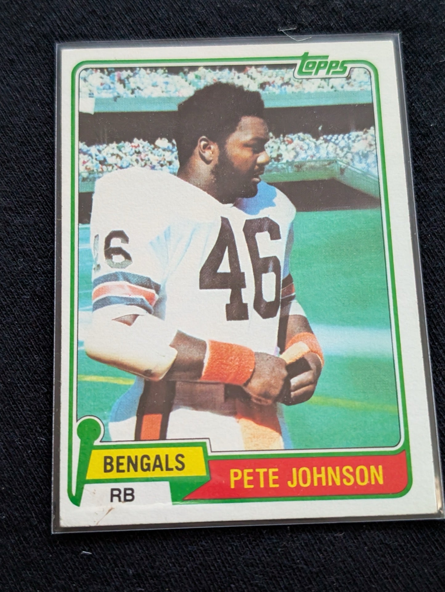Pete Johnson Bengals Pro Bowl RB Vintage Topps Lot (3) 1980 1981 1982