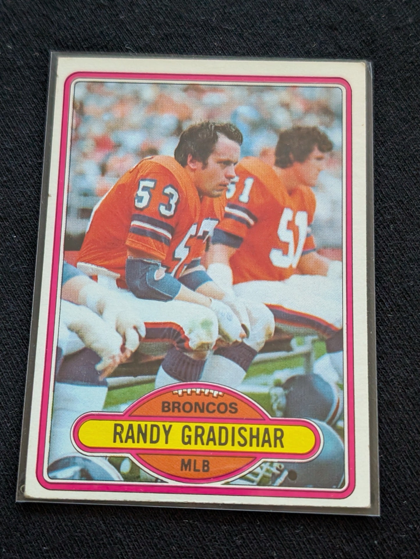 Randy Gradishar HOF Broncos Legend Vintage Topps Lot (2) 1980 & 1981 DPOY