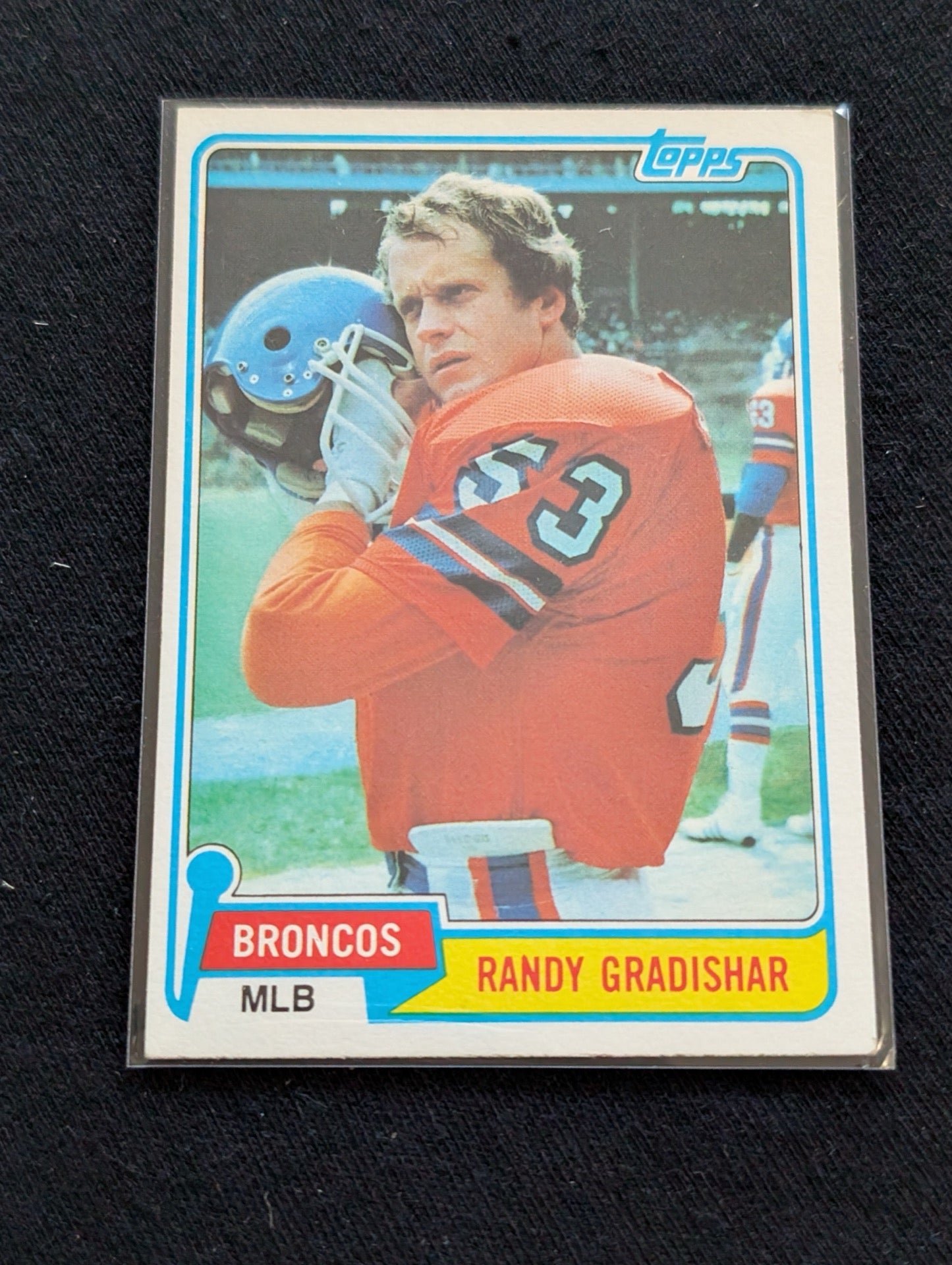 Randy Gradishar HOF Broncos Legend Vintage Topps Lot (2) 1980 & 1981 DPOY