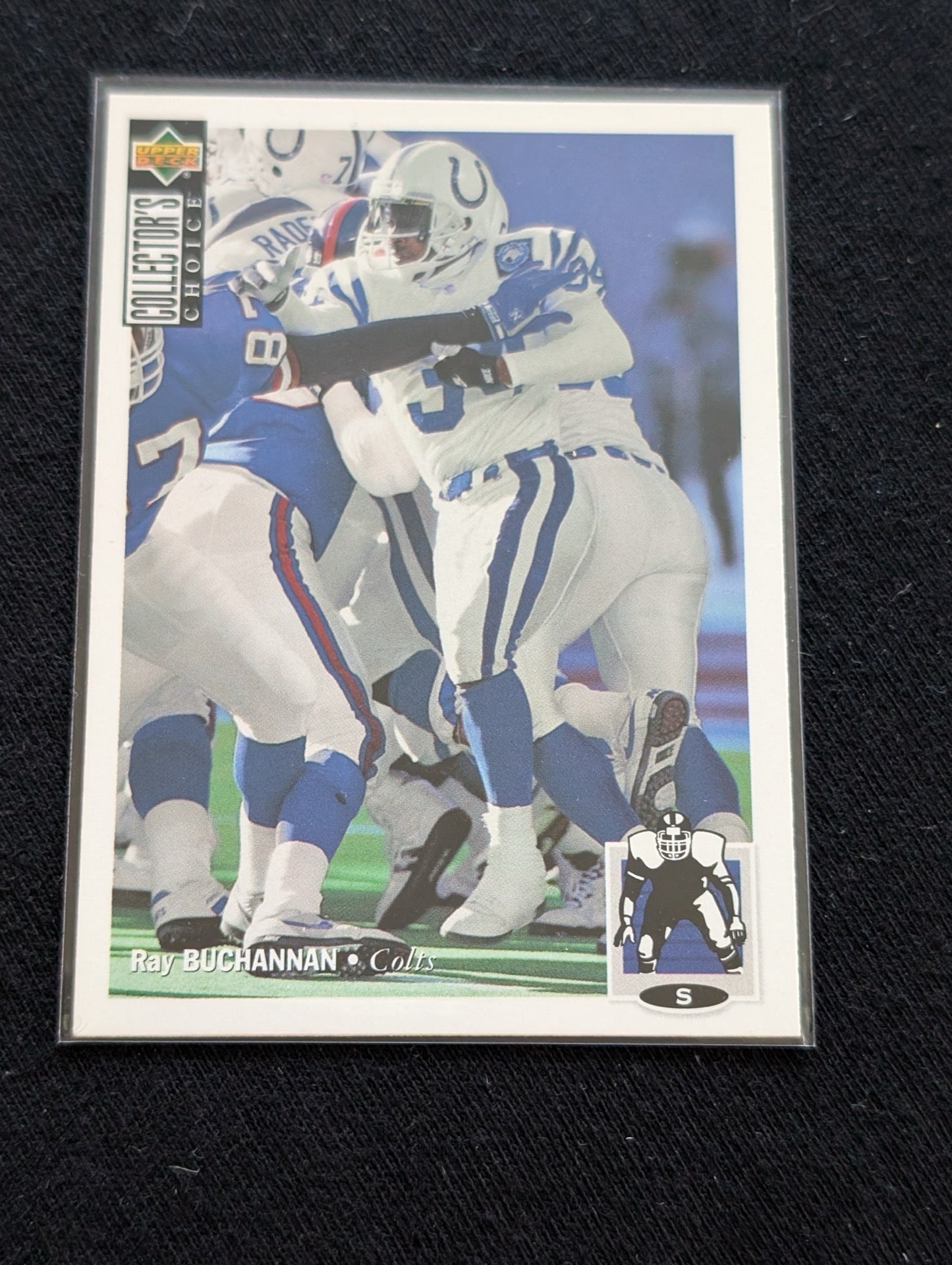 Ray Buchanan Colts CB Lot (2) 1994 & 1995 Collector's Choice Pro Bowler
