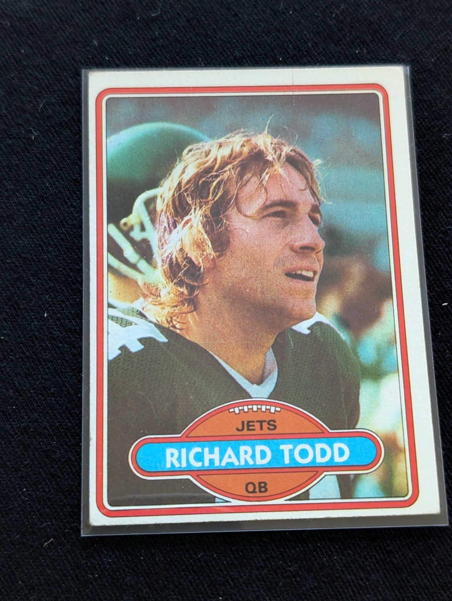 Richard Todd New York Jets QB Vintage Topps Lot (3) 1980 1981 1982 In Action