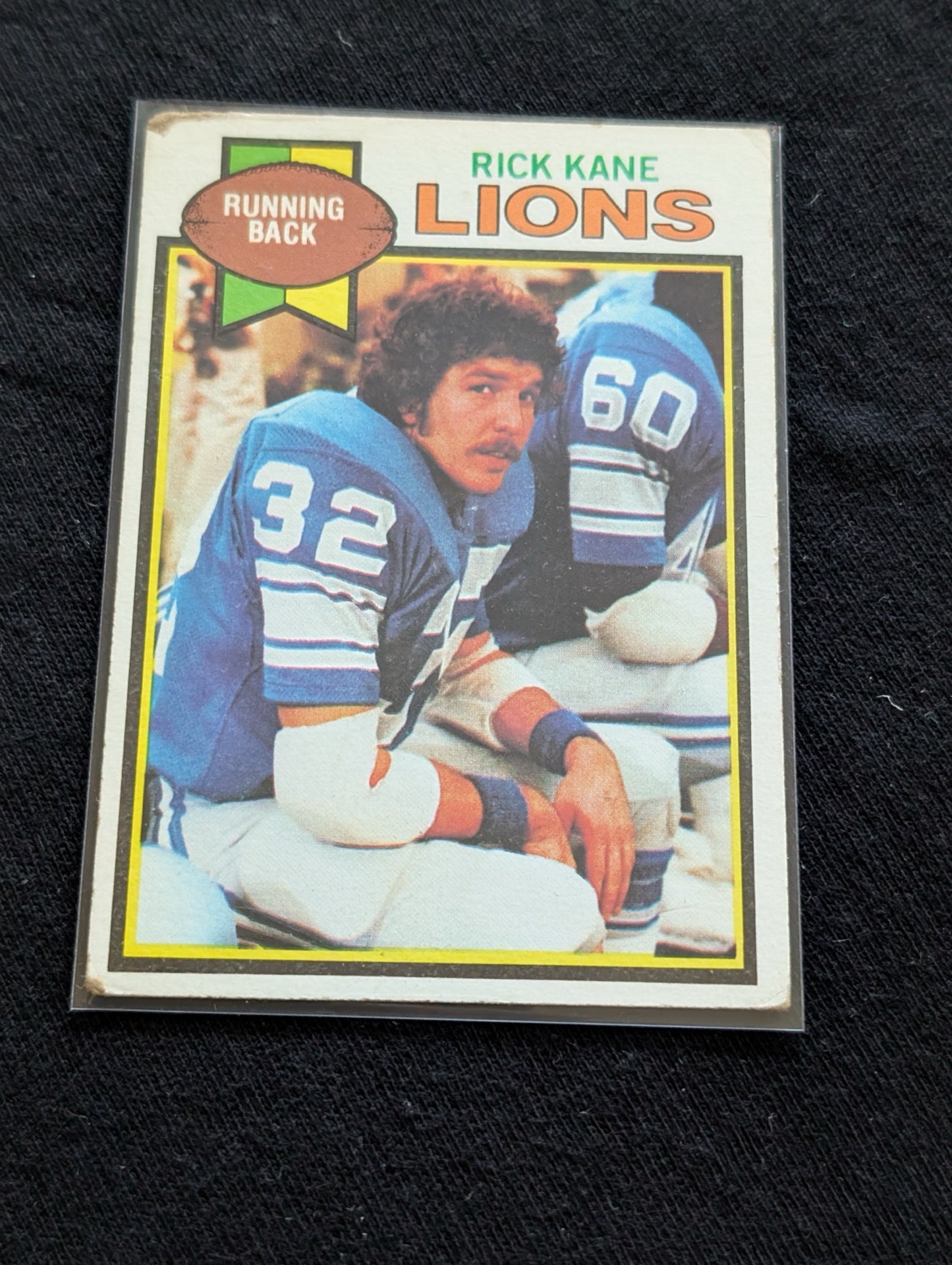 Rick Kane Detroit Lions Vintage Topps Lot (3) 1980 1981 1982 RB