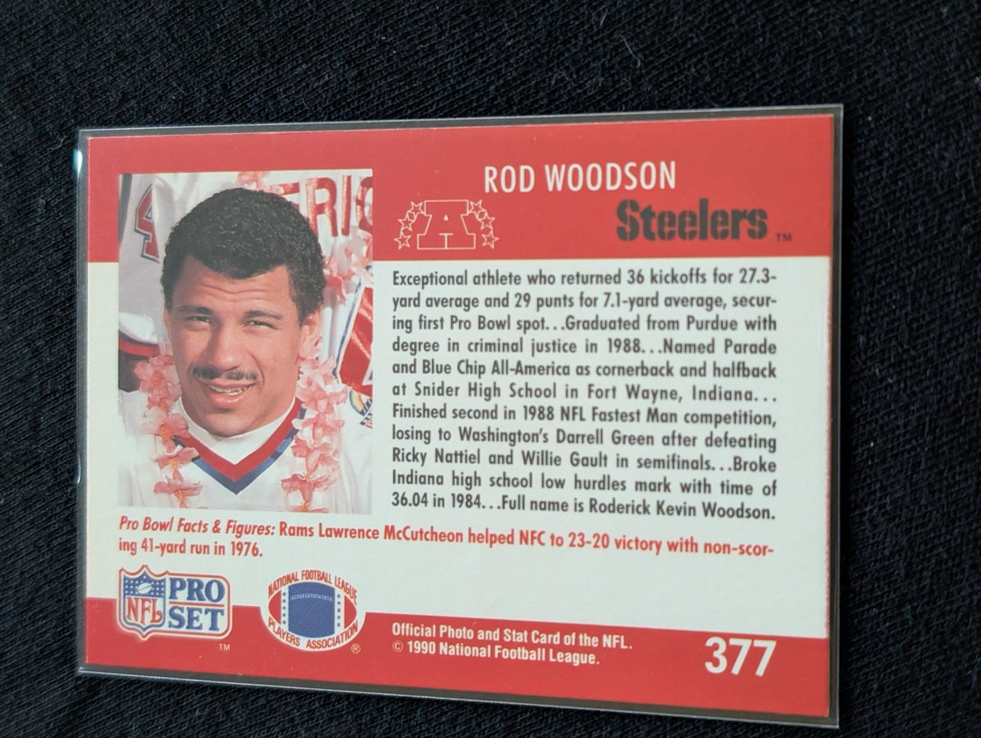 Rod Woodson HOF Steelers Legend Lot (12) 90s Score Pro Set Topps UD Pro Bowl