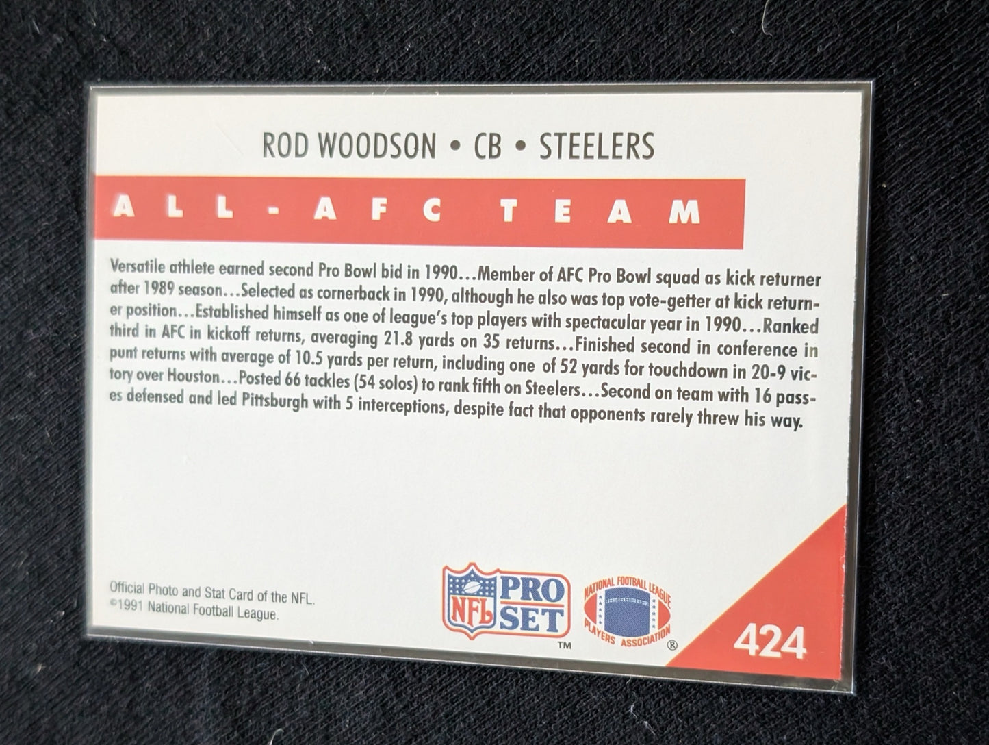 Rod Woodson HOF Steelers Legend Lot (12) 90s Score Pro Set Topps UD Pro Bowl
