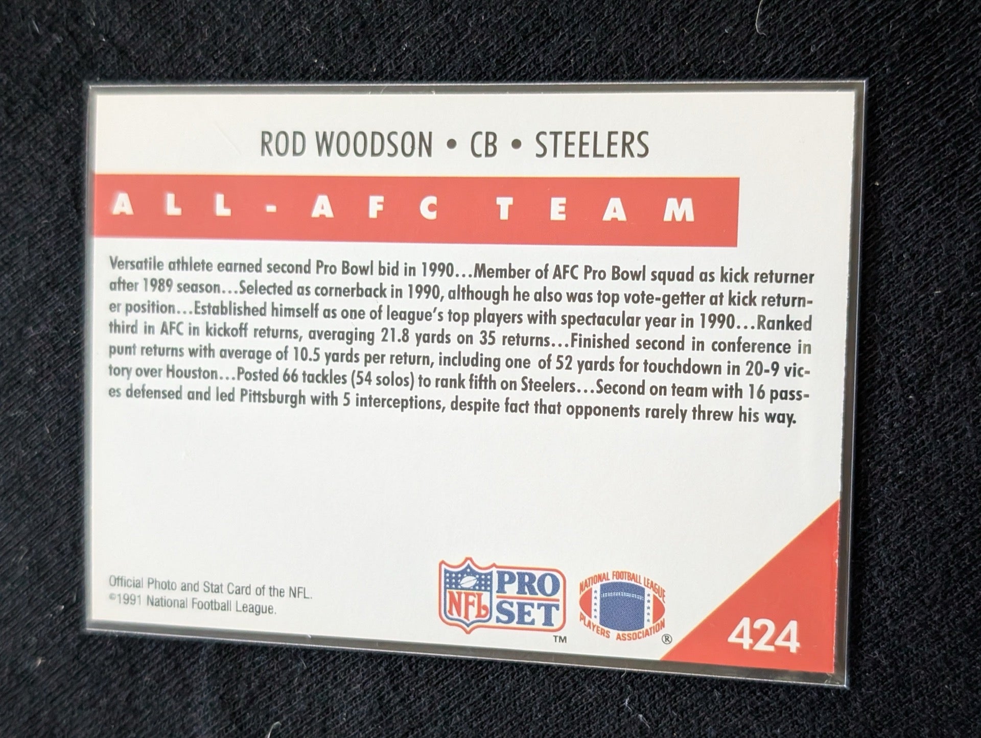 Rod Woodson HOF Steelers Legend Lot (12) 90s Score Pro Set Topps UD Pro Bowl
