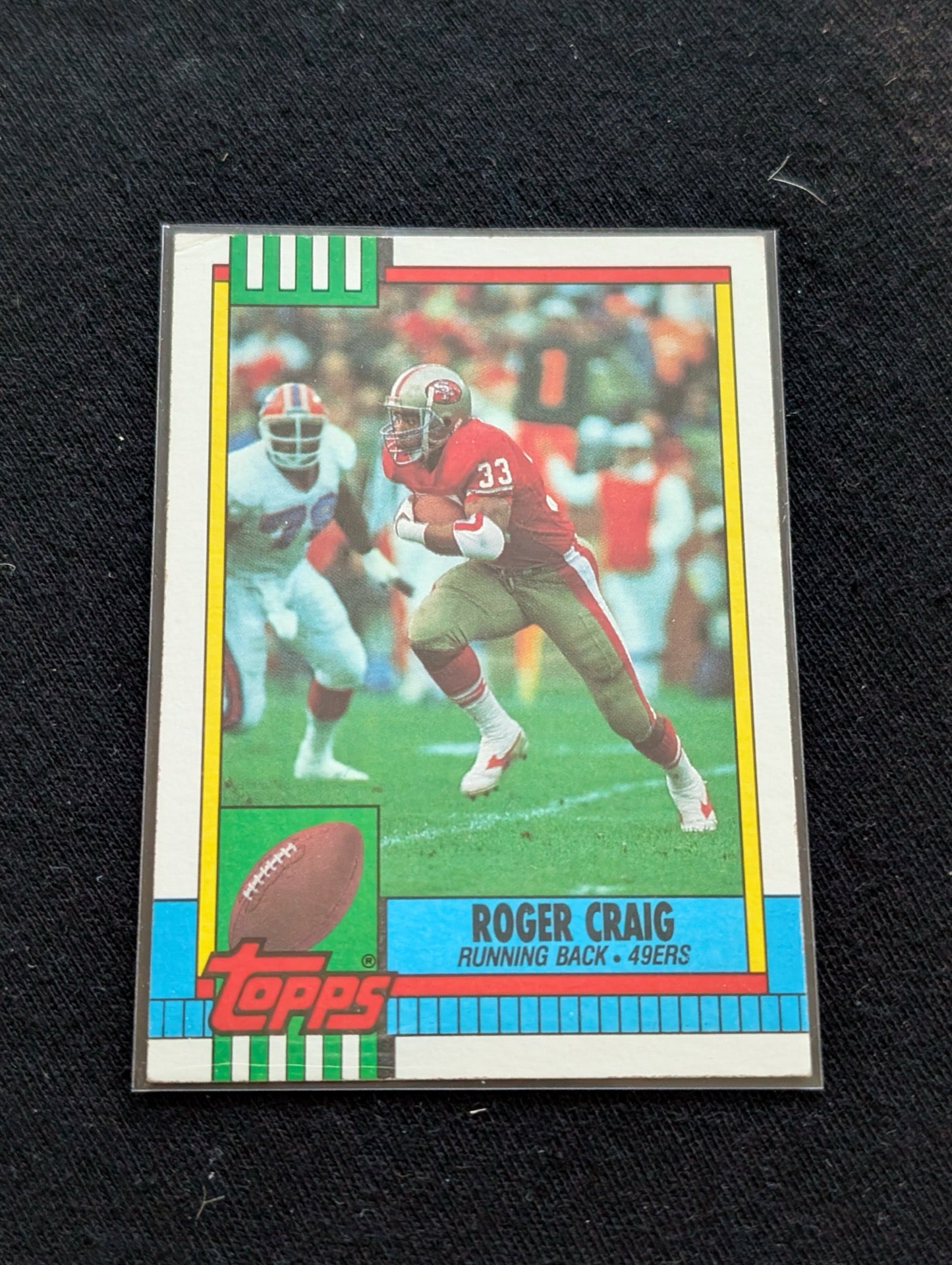 Roger Craig 49ers Legend Lot (2) 1990 Topps & Highlights OPOY 3x SB Champ