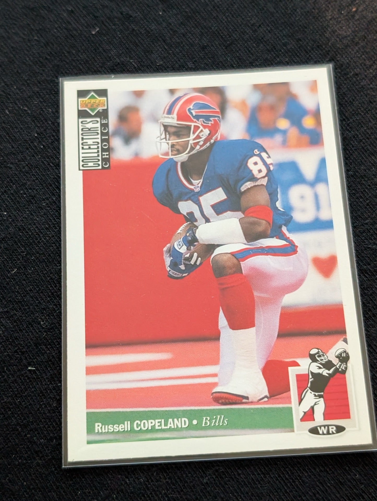 Russell Copeland Bills WR/KR Lot (2) 1996 Topps & 1994 Collector's Choice