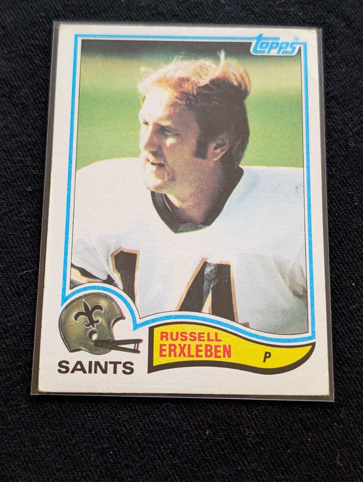 Russell Erxleben Saints Punter Vintage Topps Lot (3) 1980 1981 1982