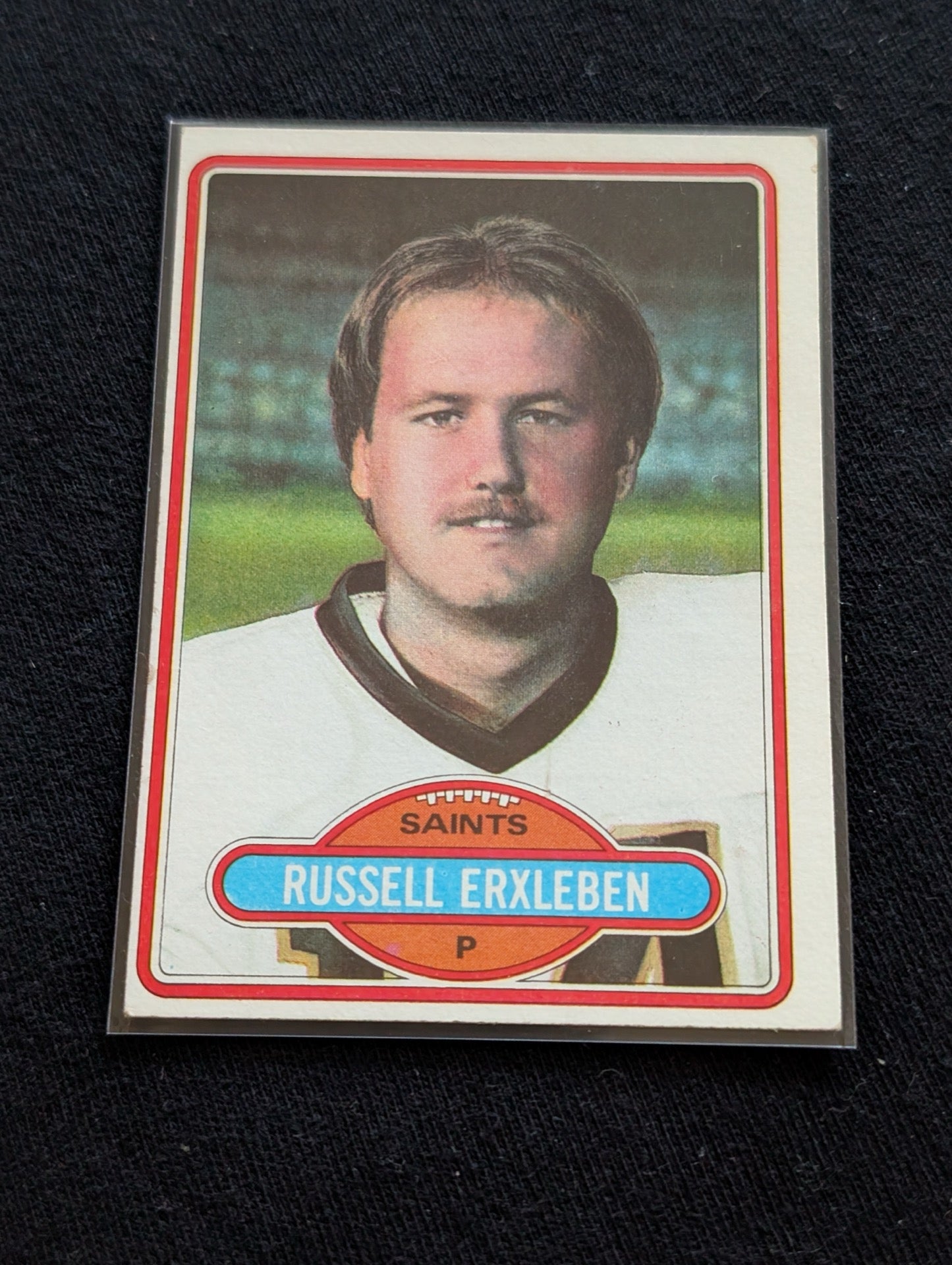 Russell Erxleben Saints Punter Vintage Topps Lot (3) 1980 1981 1982