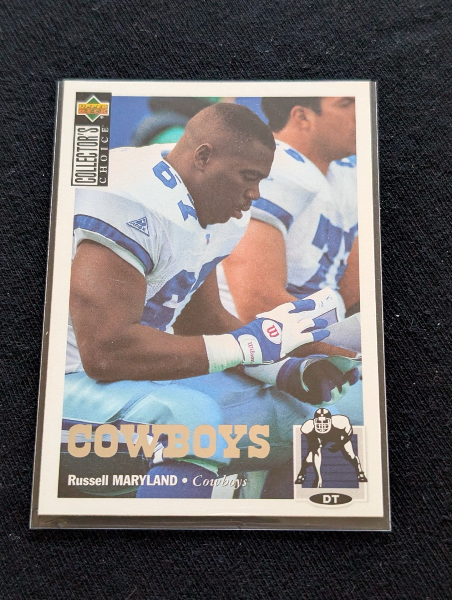 Russell Maryland Cowboys #1 Pick Lot (2) 1991 Pro Set RC & 1994 Collector's Choice